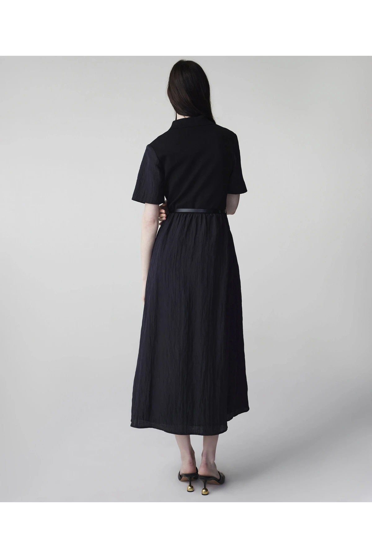 İpekyol Kemerli Triko Mix Elbise IS1260002232