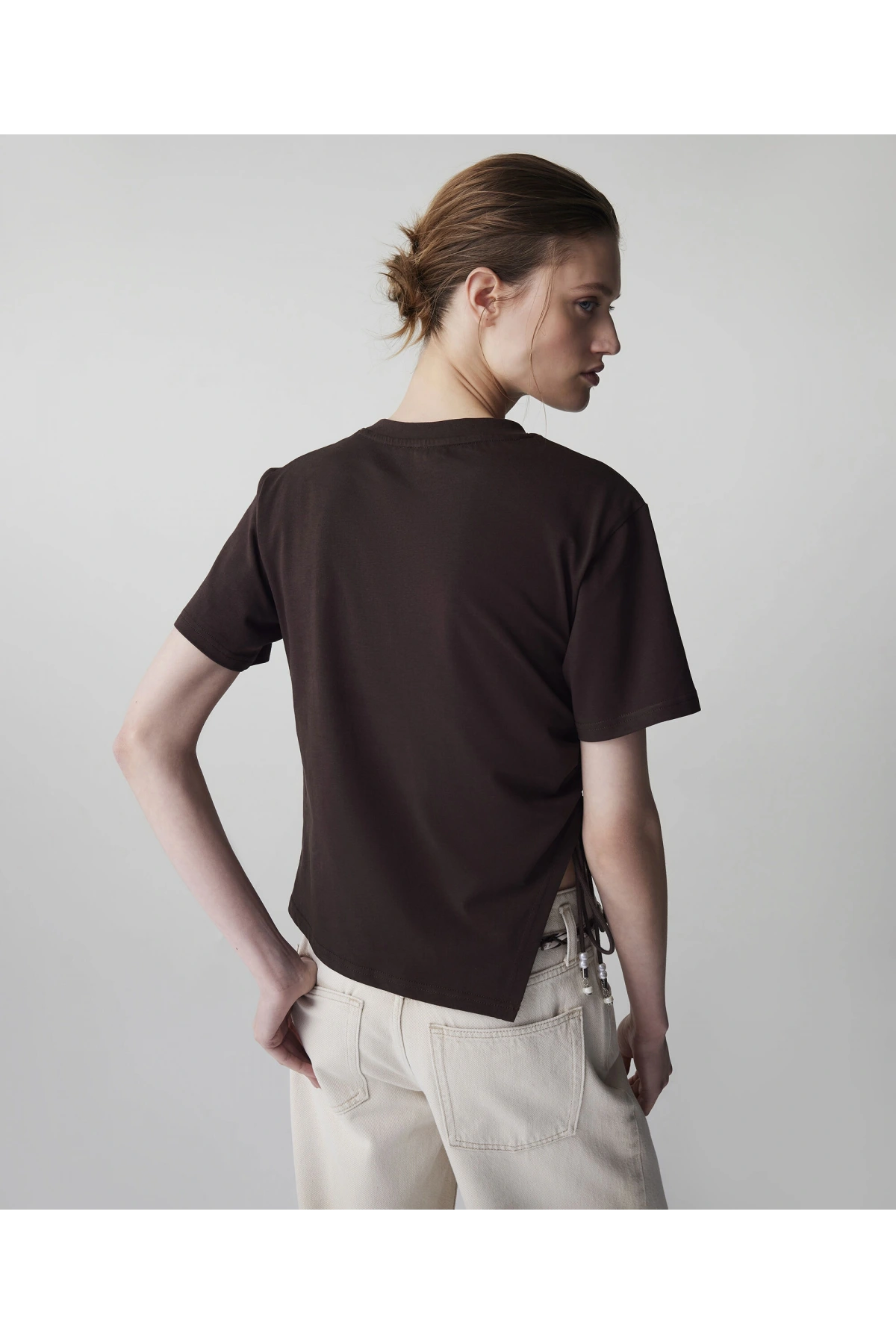 İpekyol Slogan Aplikeli T-Shirt IS1260070045