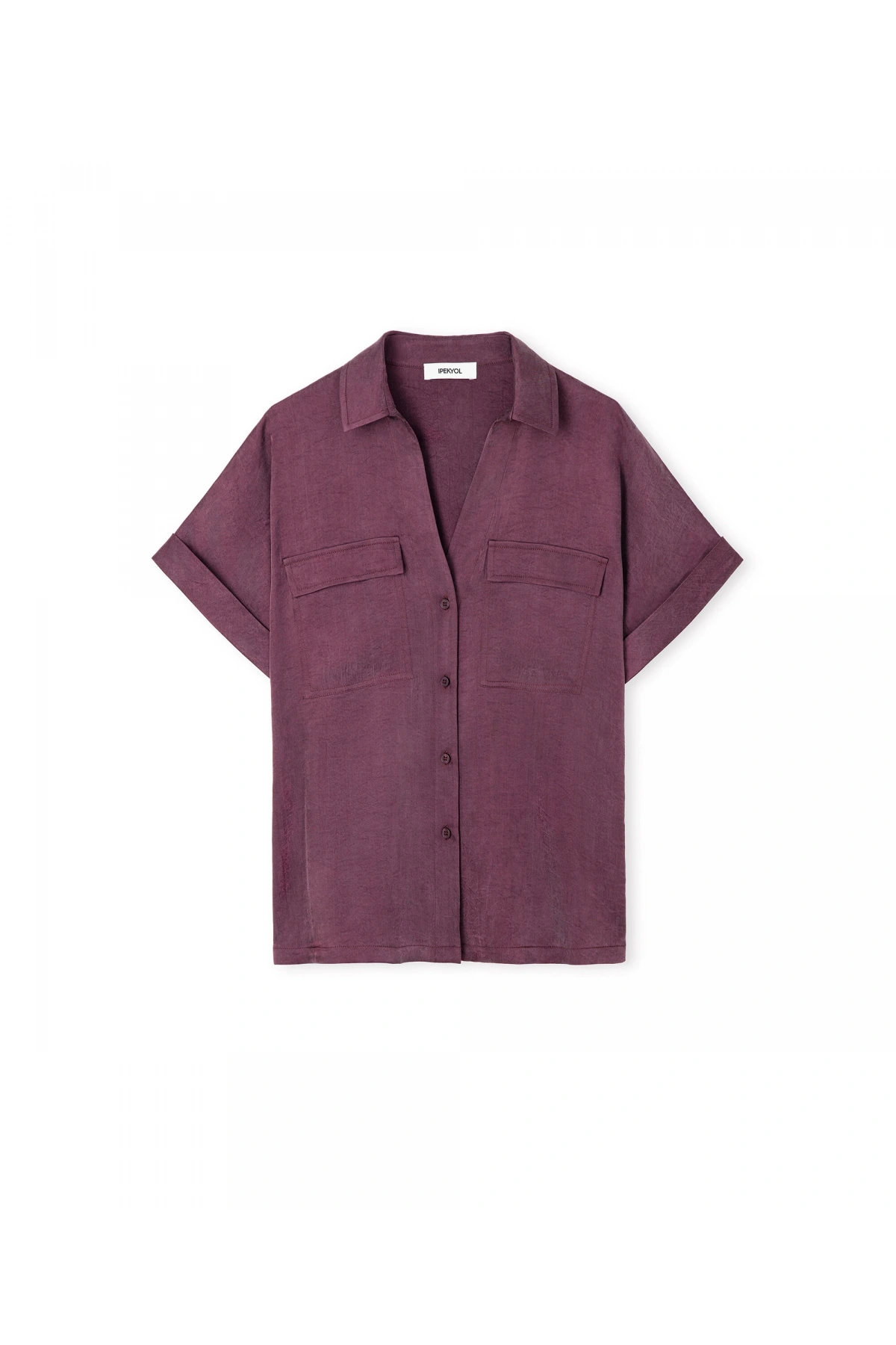 İpekyol Parlak Dokulu Rahat Kesim Gömlek IS1260025255