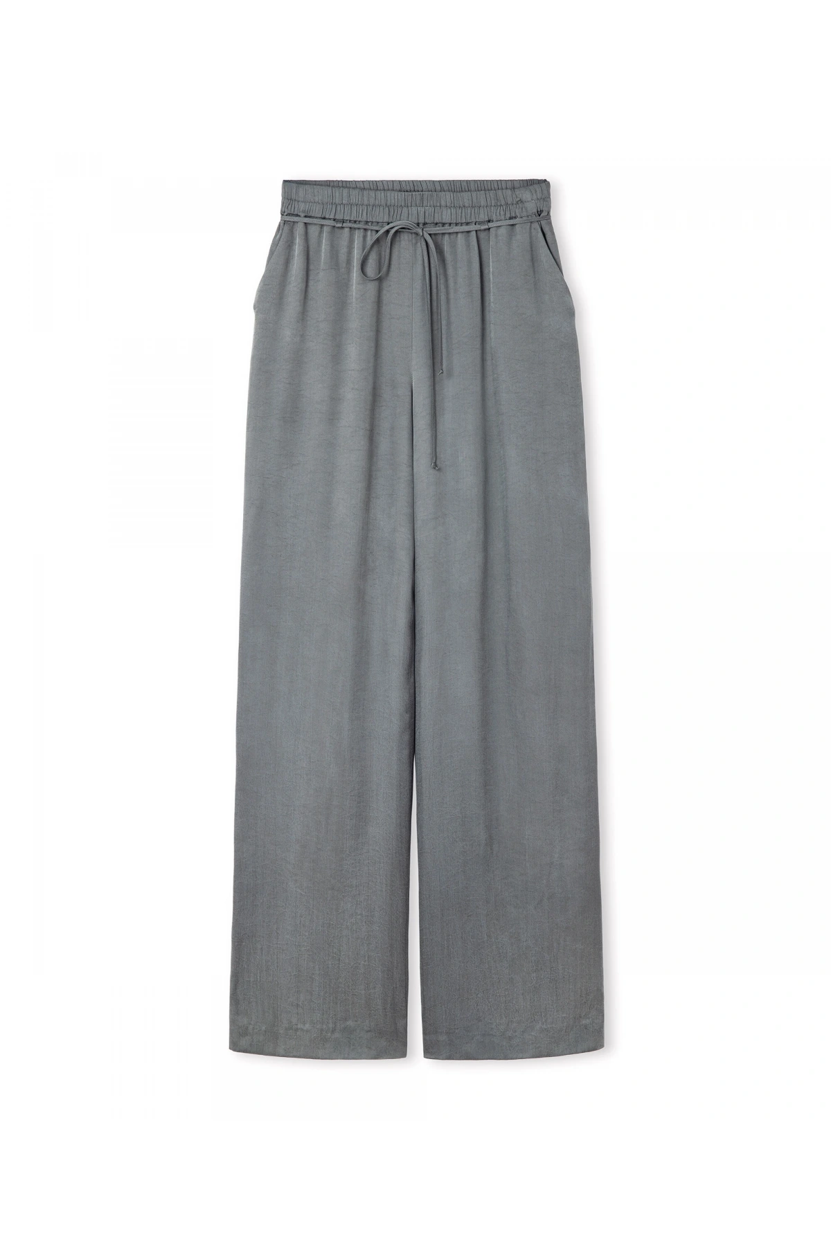 İpekyol Parlak Dokulu Wide Leg Pantolon IS1260003245