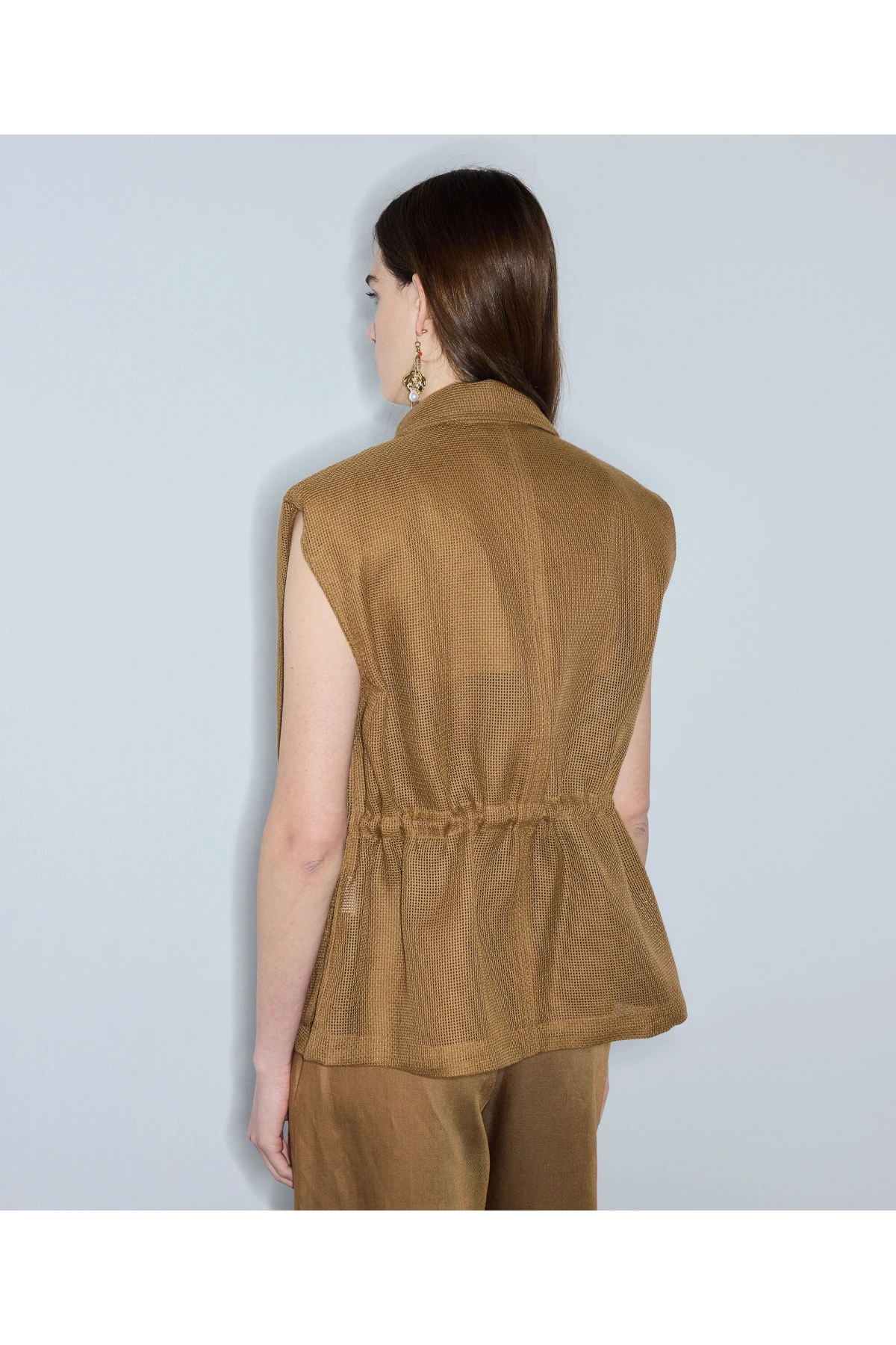 İpekyol File Görünümlü Vatkalı Yelek IS1260007034