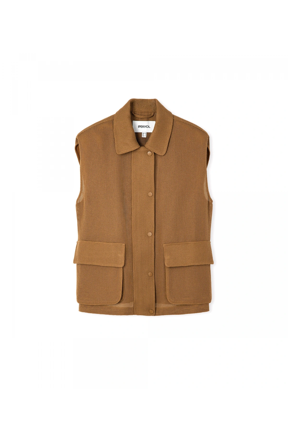 İpekyol File Görünümlü Vatkalı Yelek IS1260007034