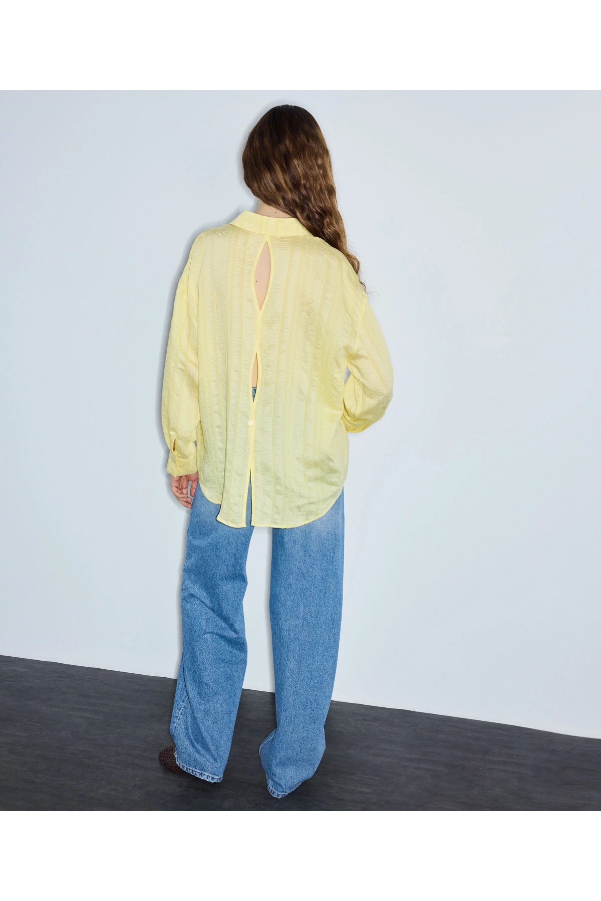 İpekyol Dokulu Cutout Gömlek IS1260025252