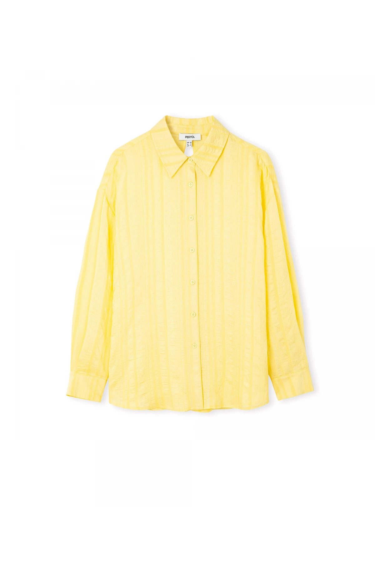 İpekyol Dokulu Cutout Gömlek IS1260025252