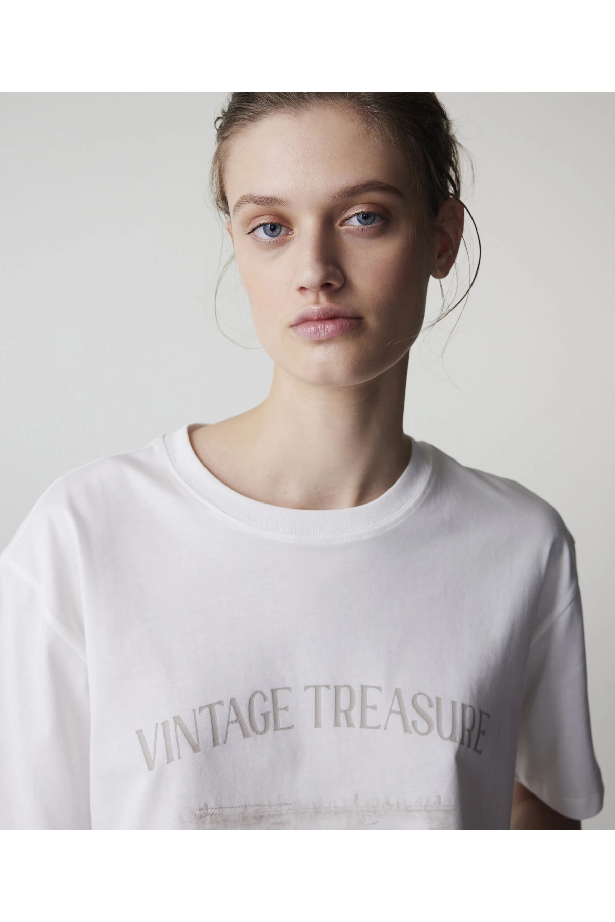 İpekyol Havyar Baskılı T-Shirt IS12600701081