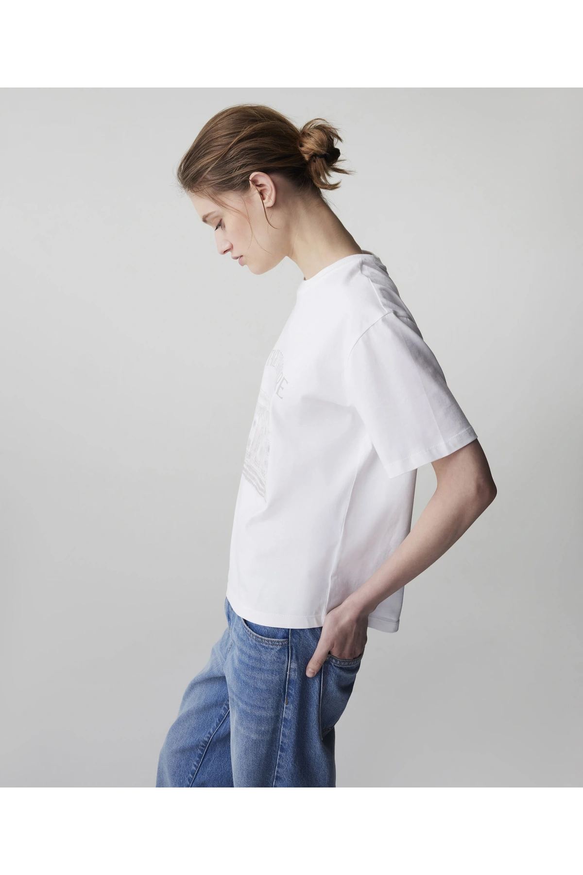 İpekyol Havyar Baskılı T-Shirt IS12600701081