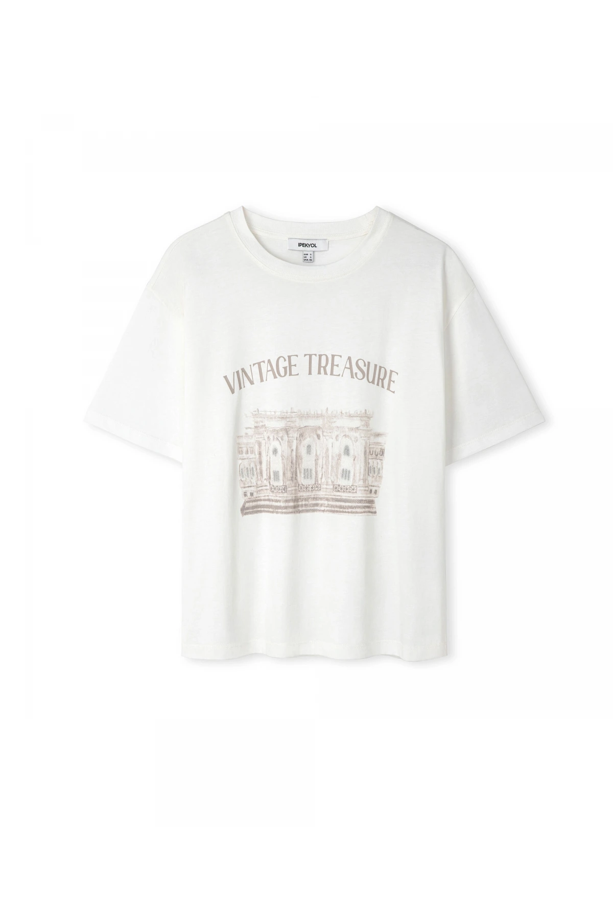 İpekyol Havyar Baskılı T-Shirt IS12600701081