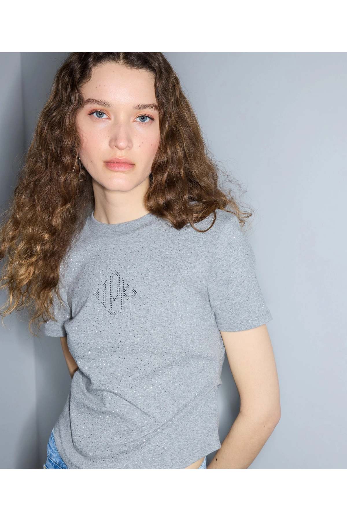 İpekyol Holfix Baskılı Büzgülü T-Shirt IS1260070233