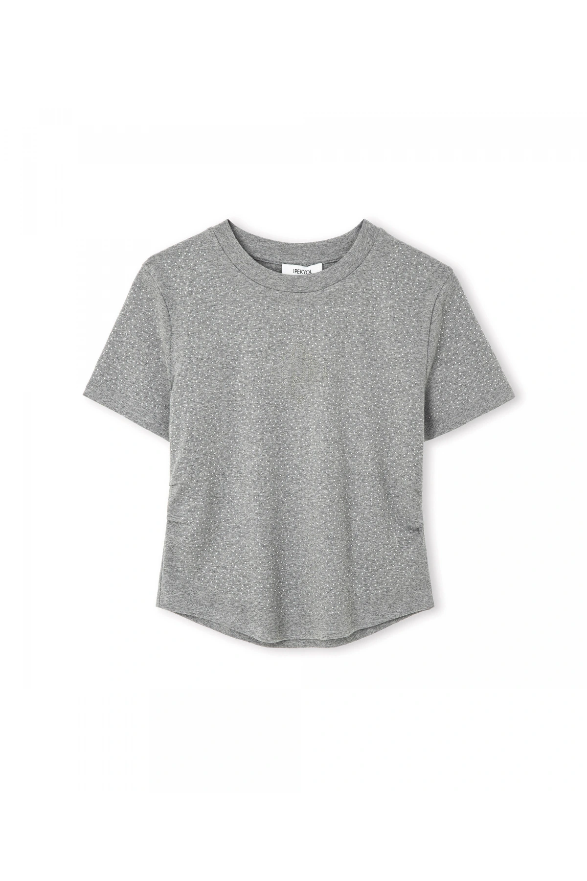 İpekyol Holfix Baskılı Büzgülü T-Shirt IS1260070233