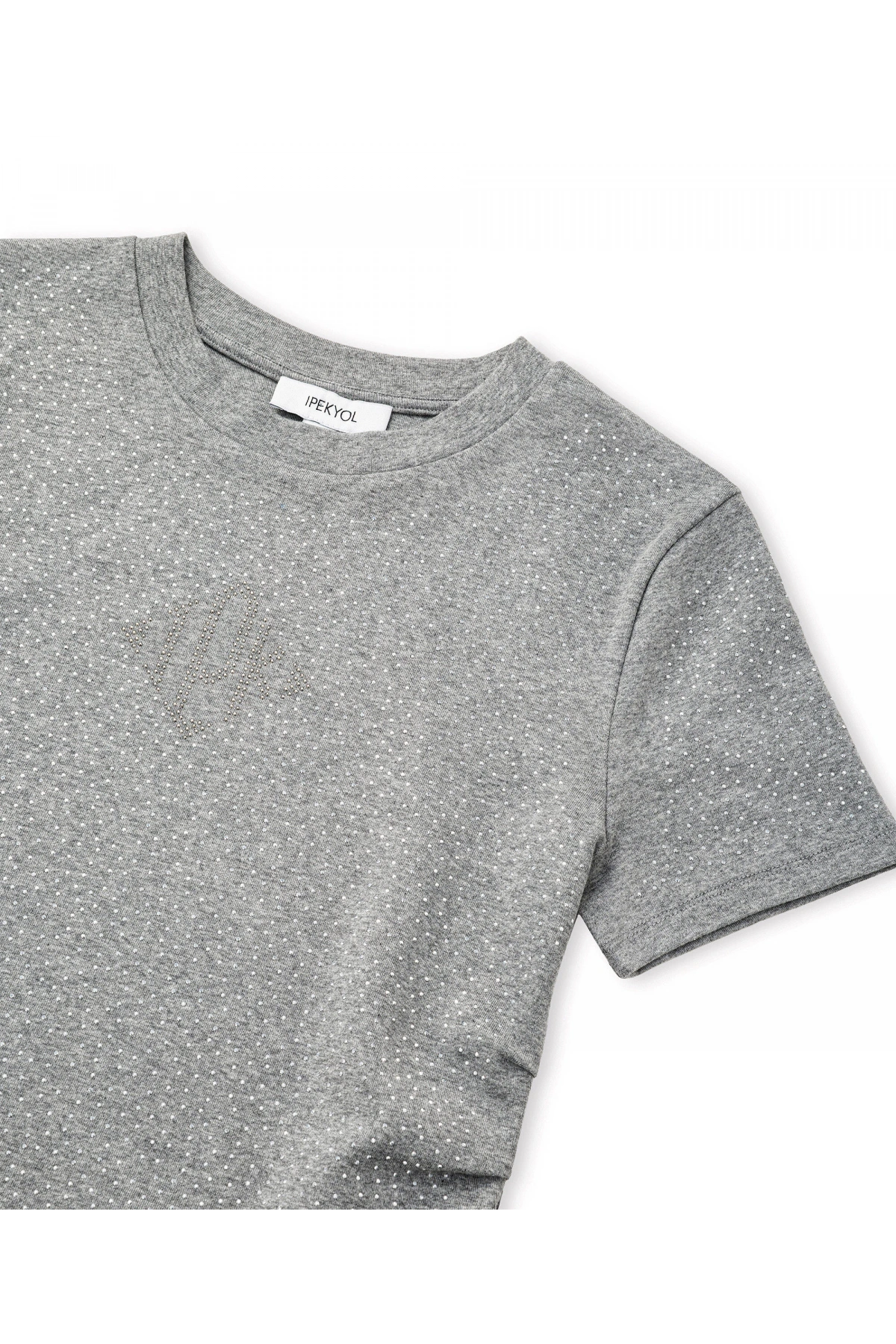 İpekyol Holfix Baskılı Büzgülü T-Shirt IS1260070233