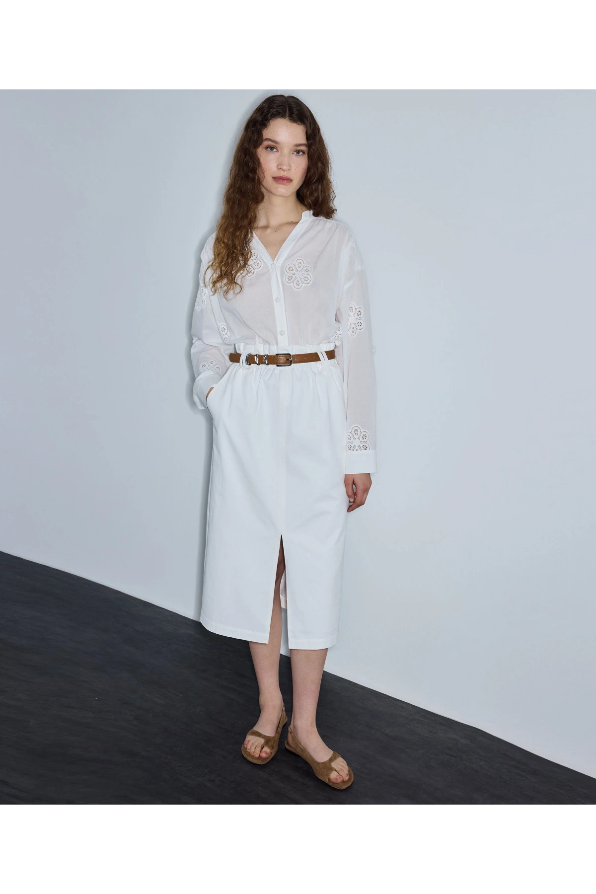 İpekyol Kemerli Çift Parça Görünüm Elbise IS1260002370