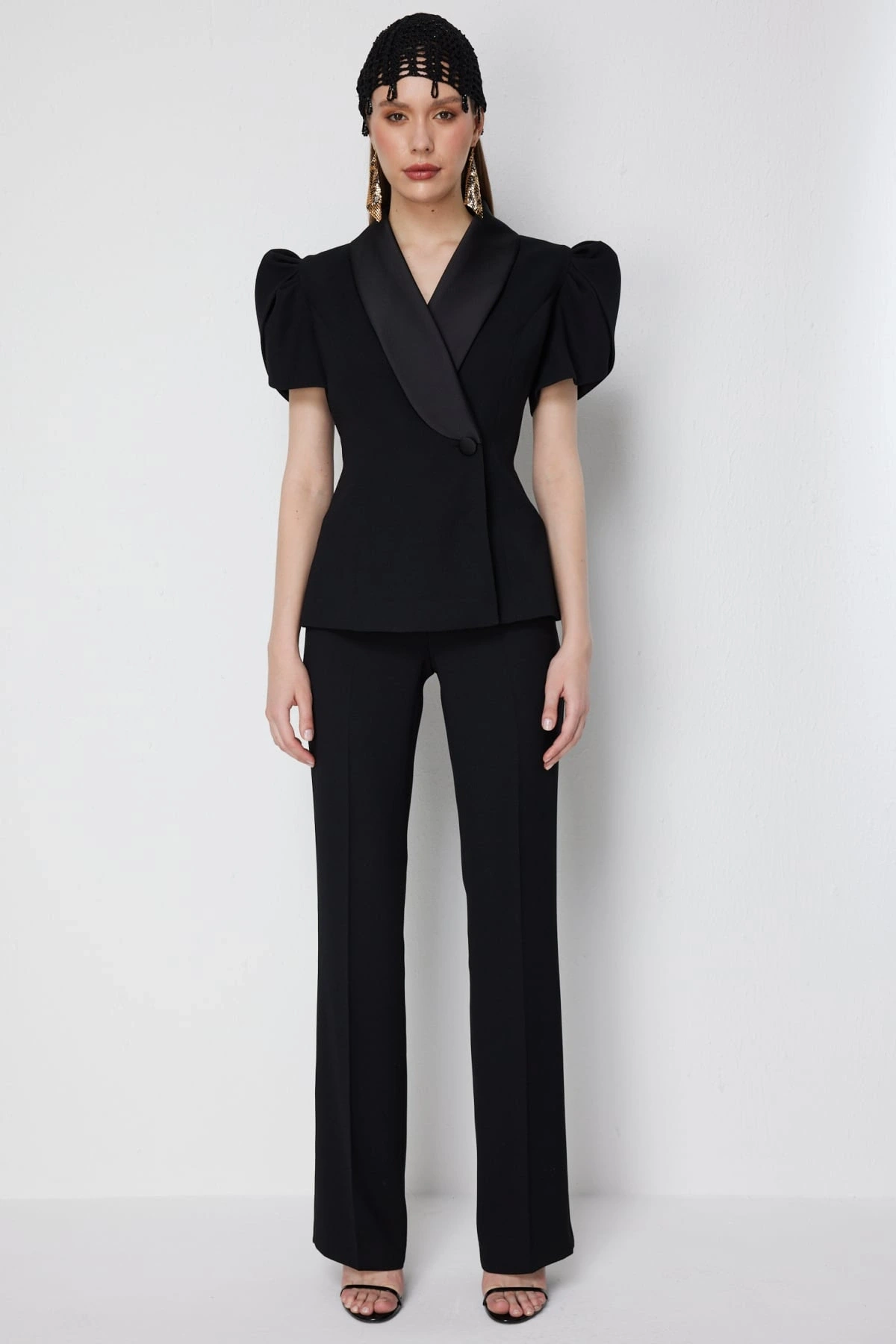 Ekol Boru Paça Kumaş Pantolon 01158