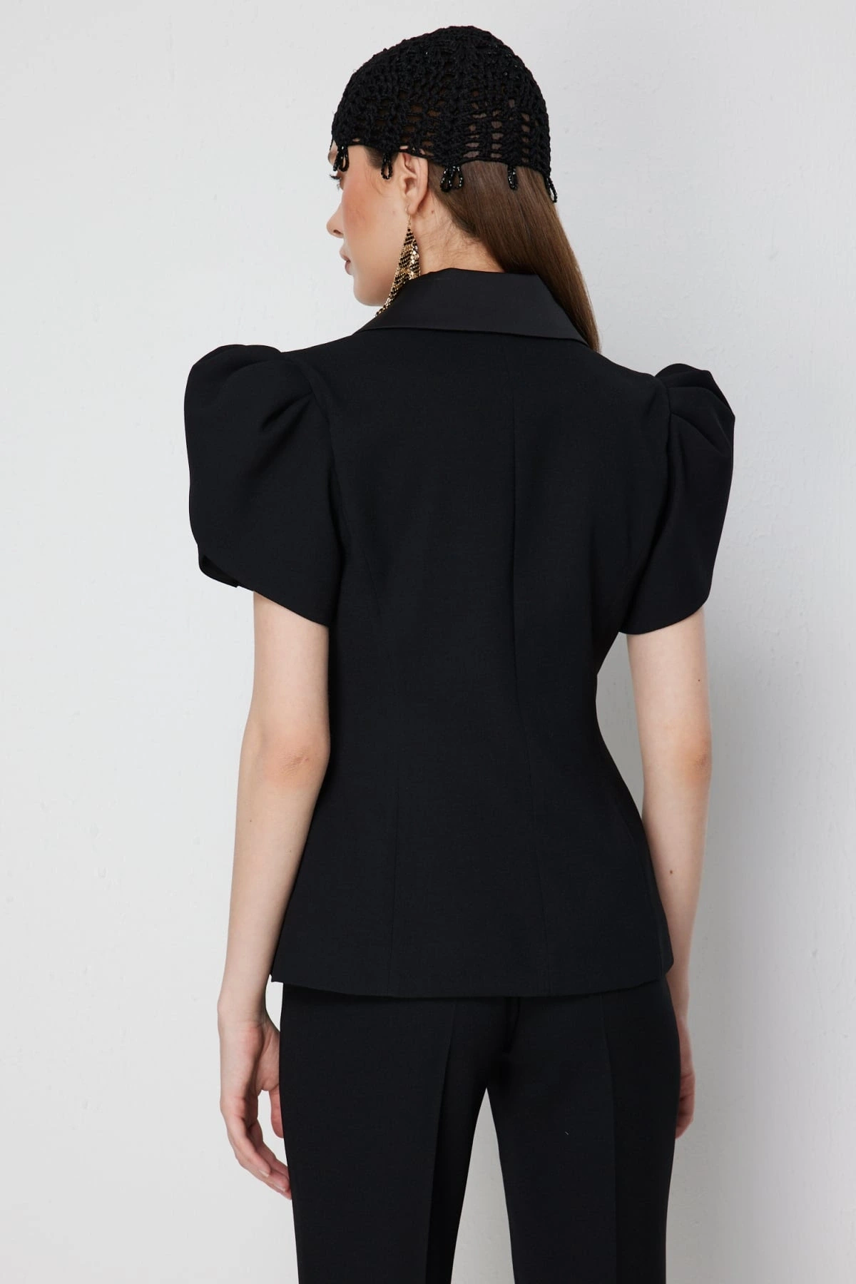 Ekol Kısa Balon Kol Ceket 01156