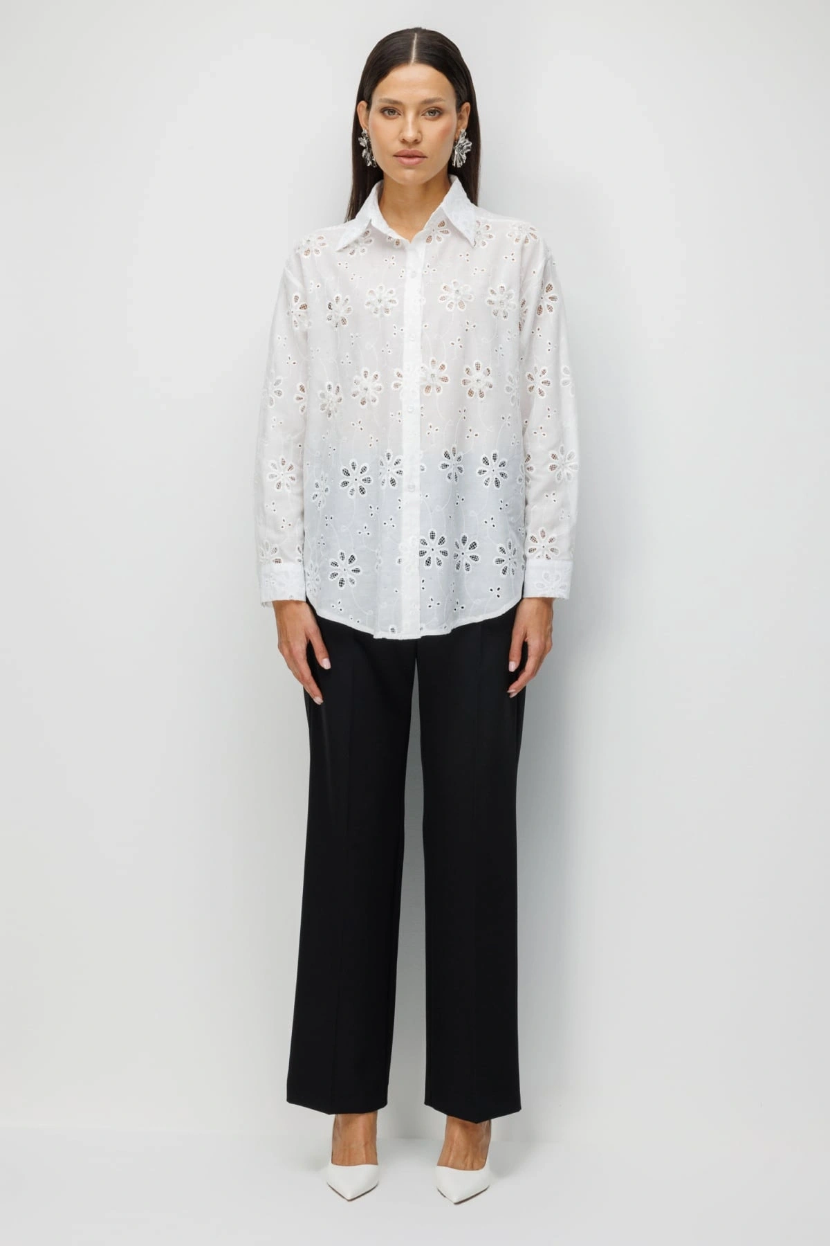 Ekol İşlemeli Gömlek 02916