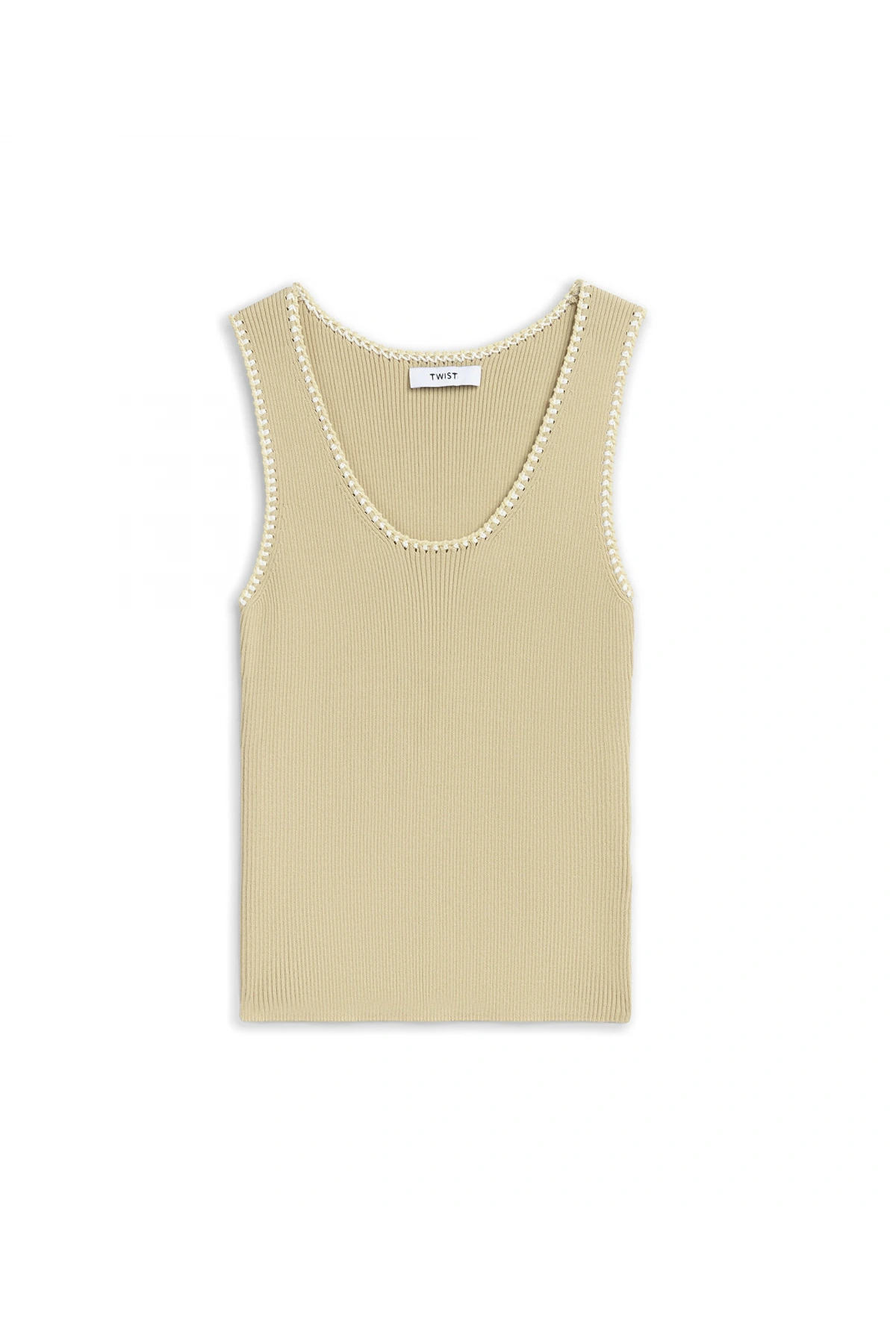 Twist Kontrast Dikişli Triko TS1260050070