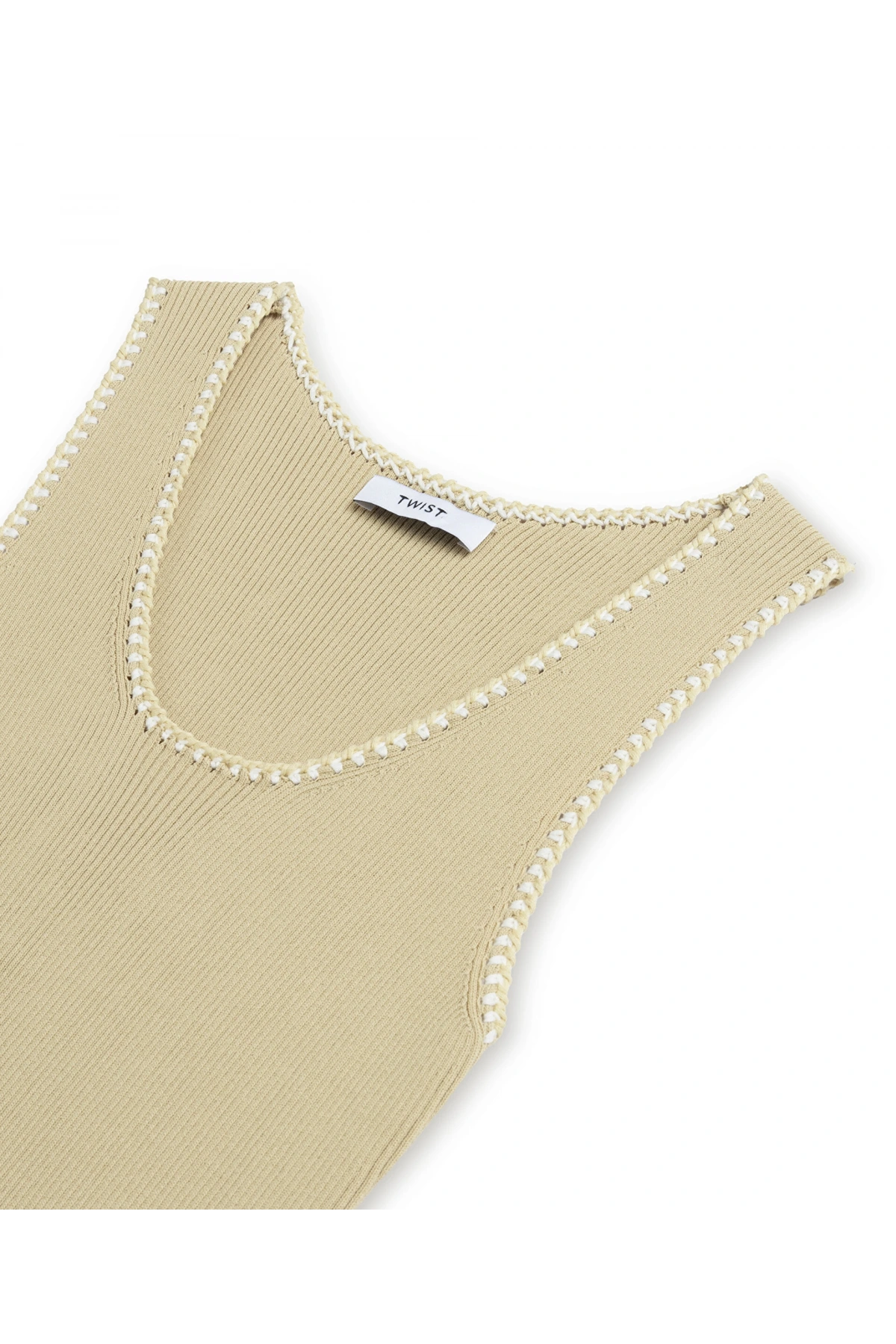 Twist Kontrast Dikişli Triko TS1260050070