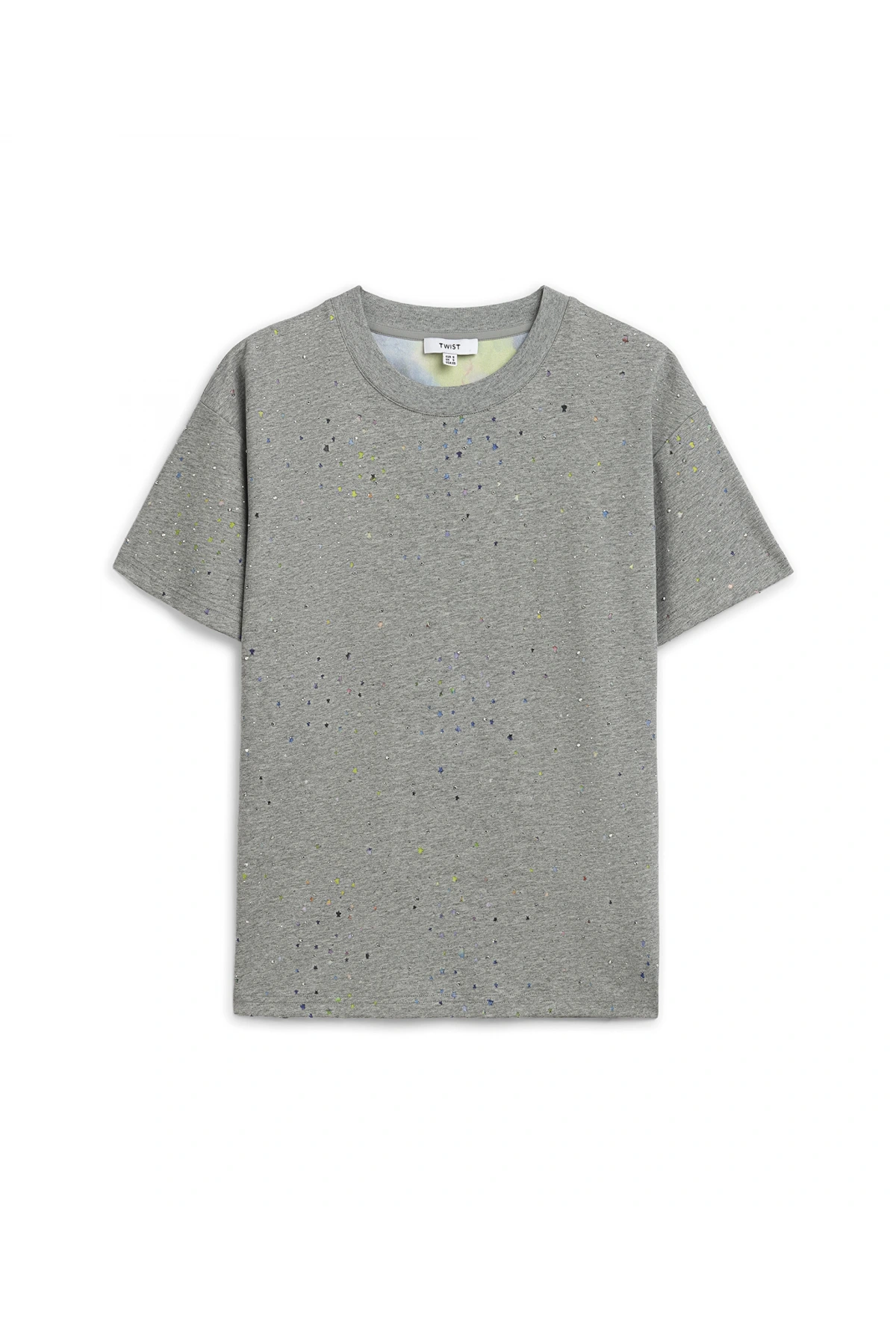 Twist Hotfix Baskılı T-Shirt TS1260070054