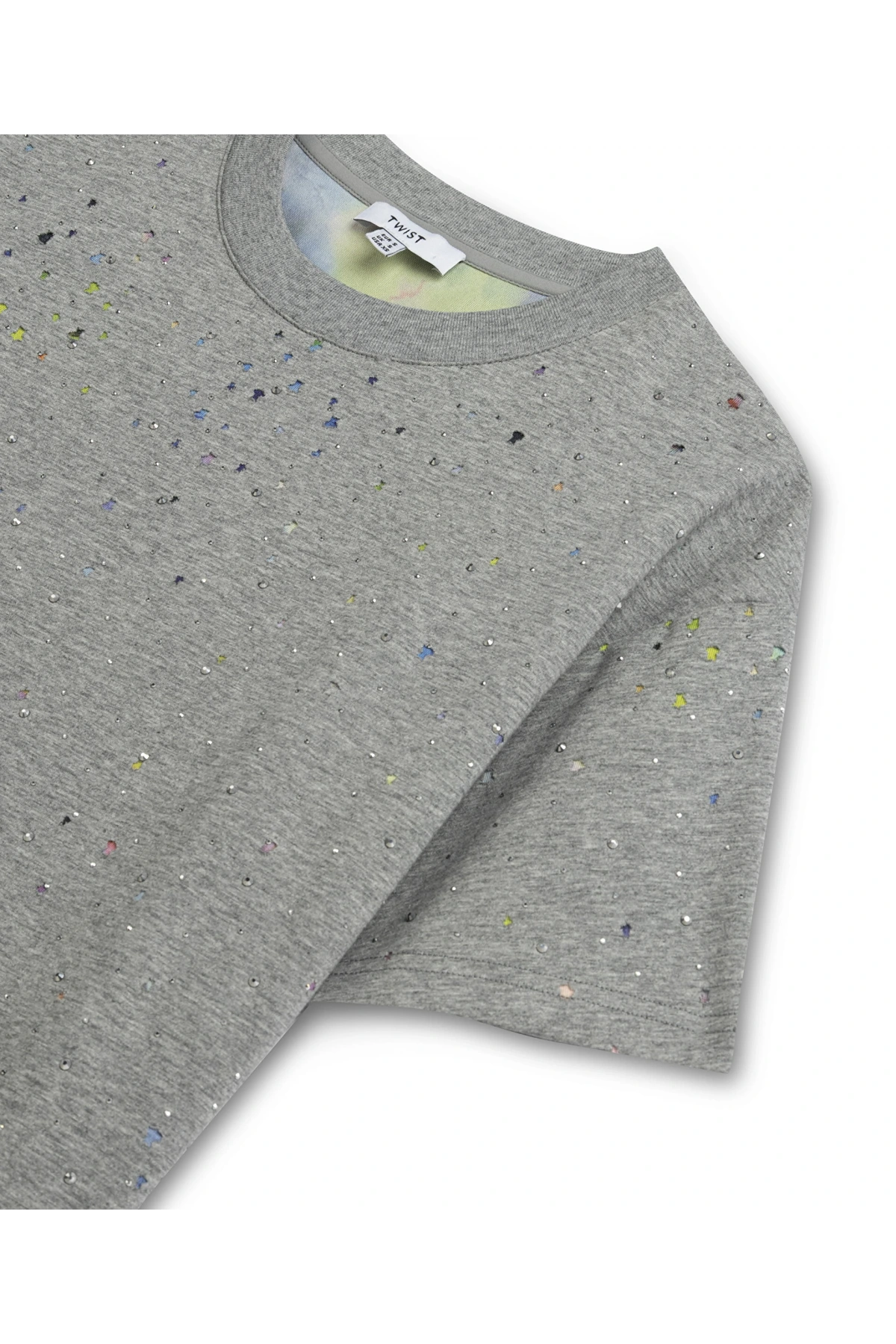 Twist Hotfix Baskılı T-Shirt TS1260070054