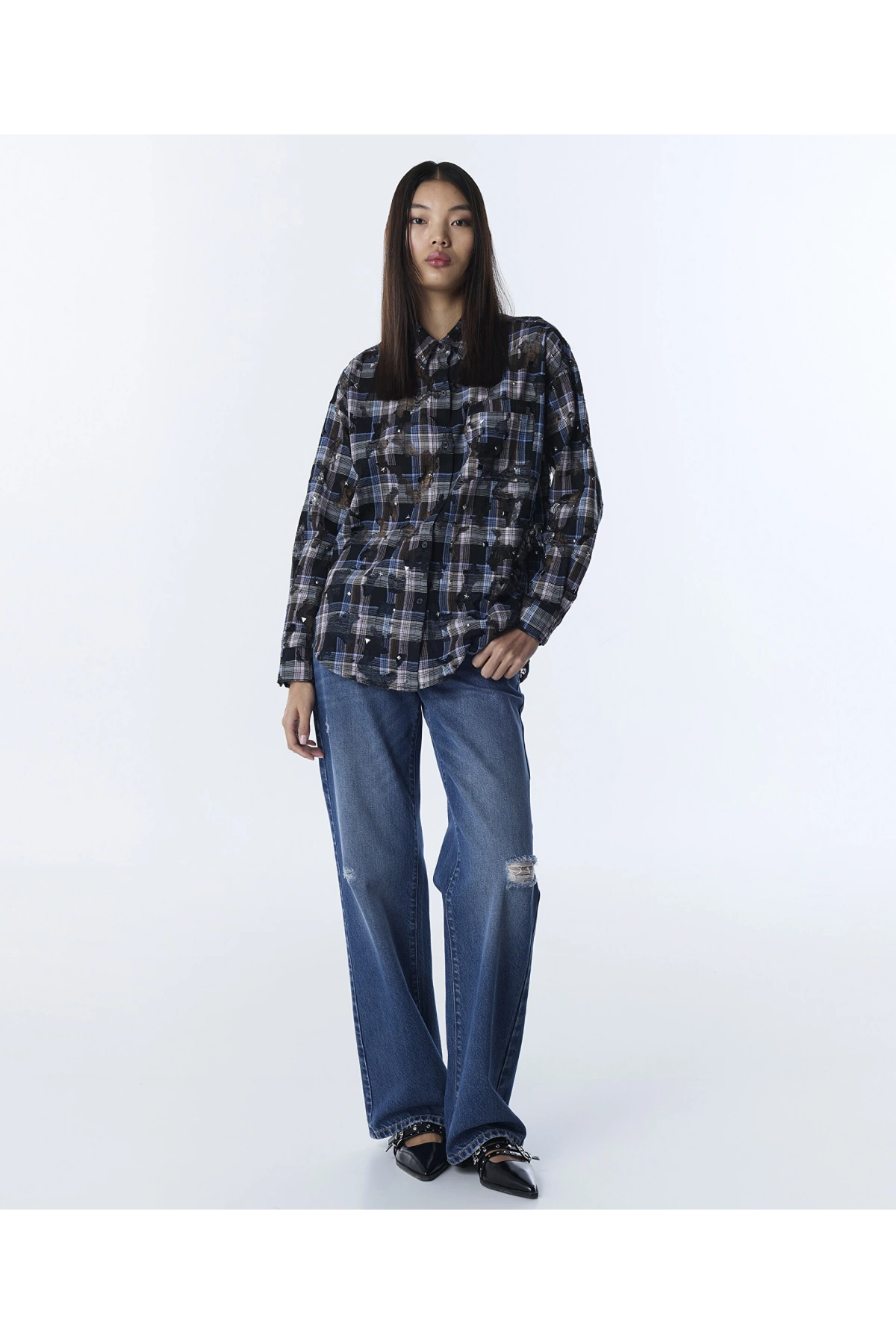 Twist Ekose Desen Gömlek TS1260025130