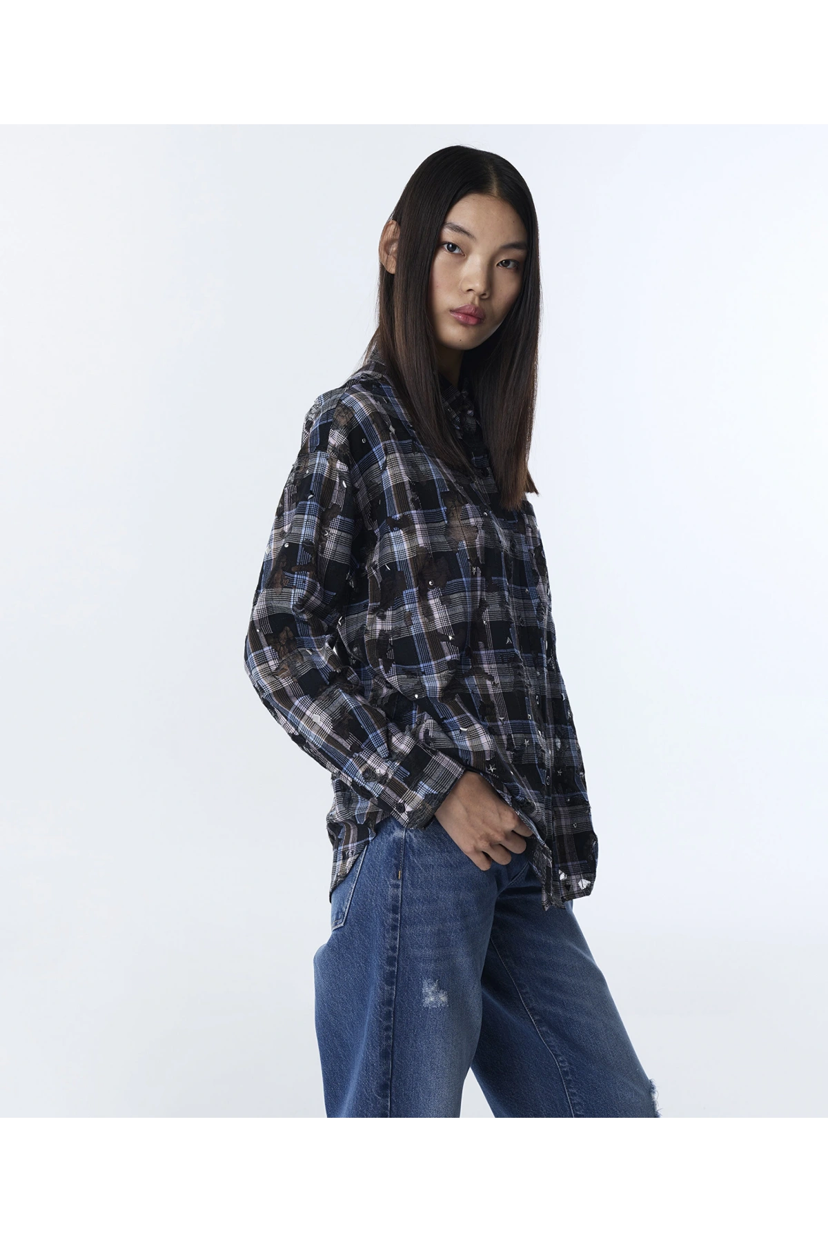 Twist Ekose Desen Gömlek TS1260025130