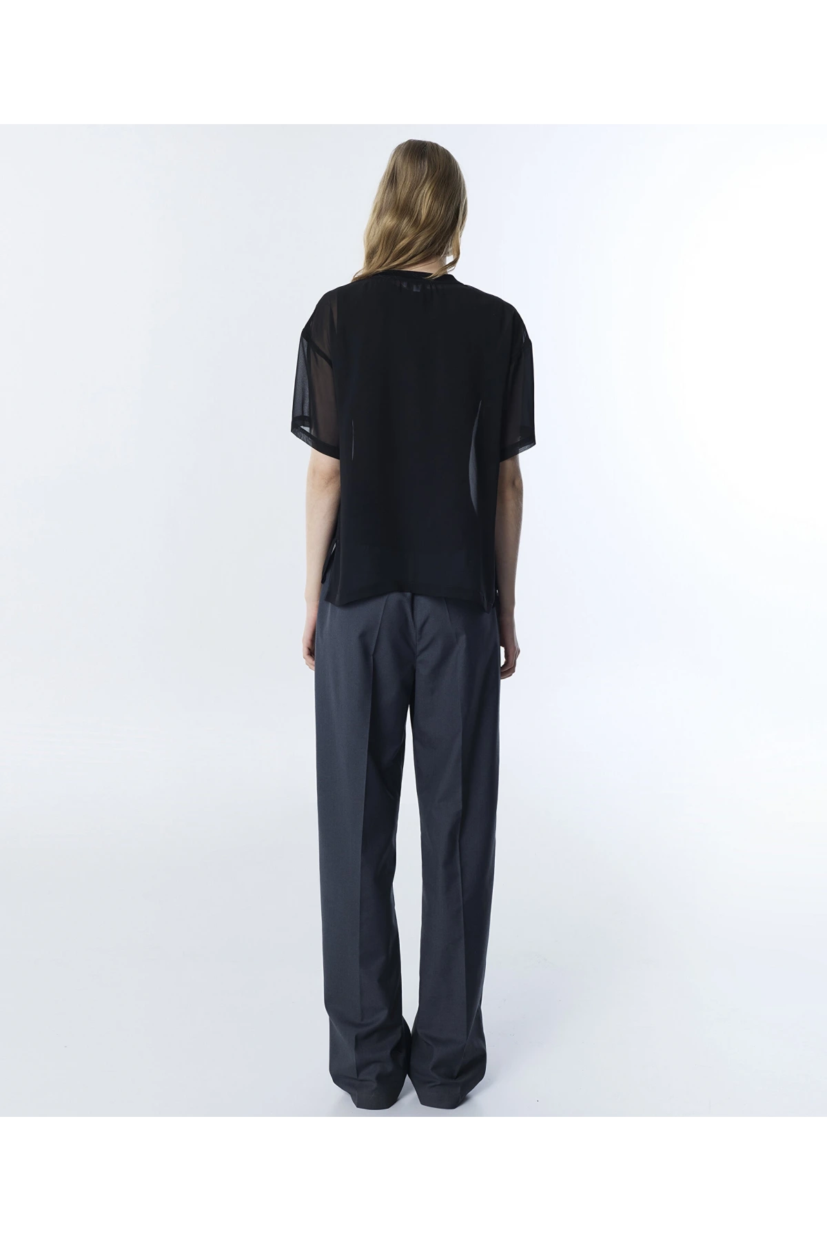 Twist Sloganlı Çift Parça Bluz TS1260006082