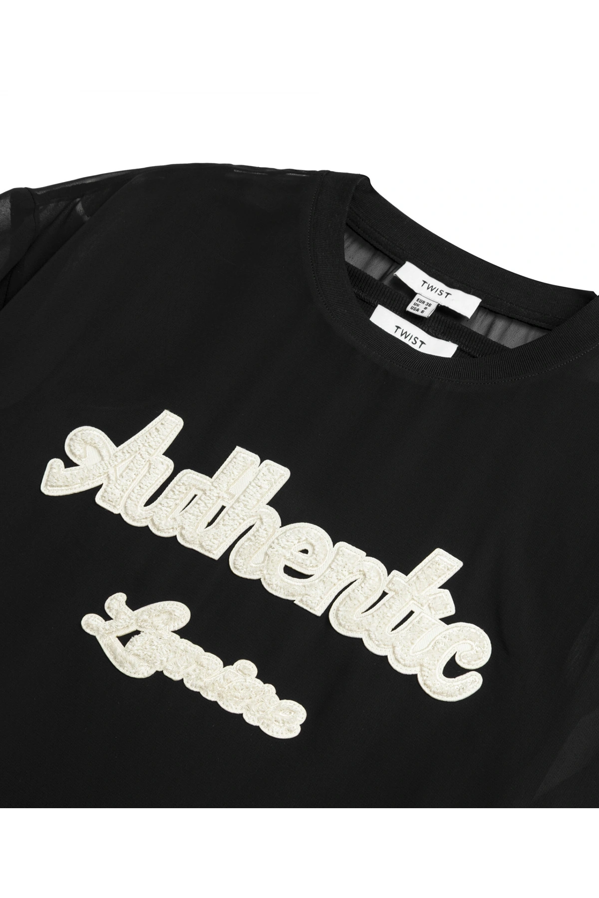 Twist Sloganlı Çift Parça Bluz TS1260006082