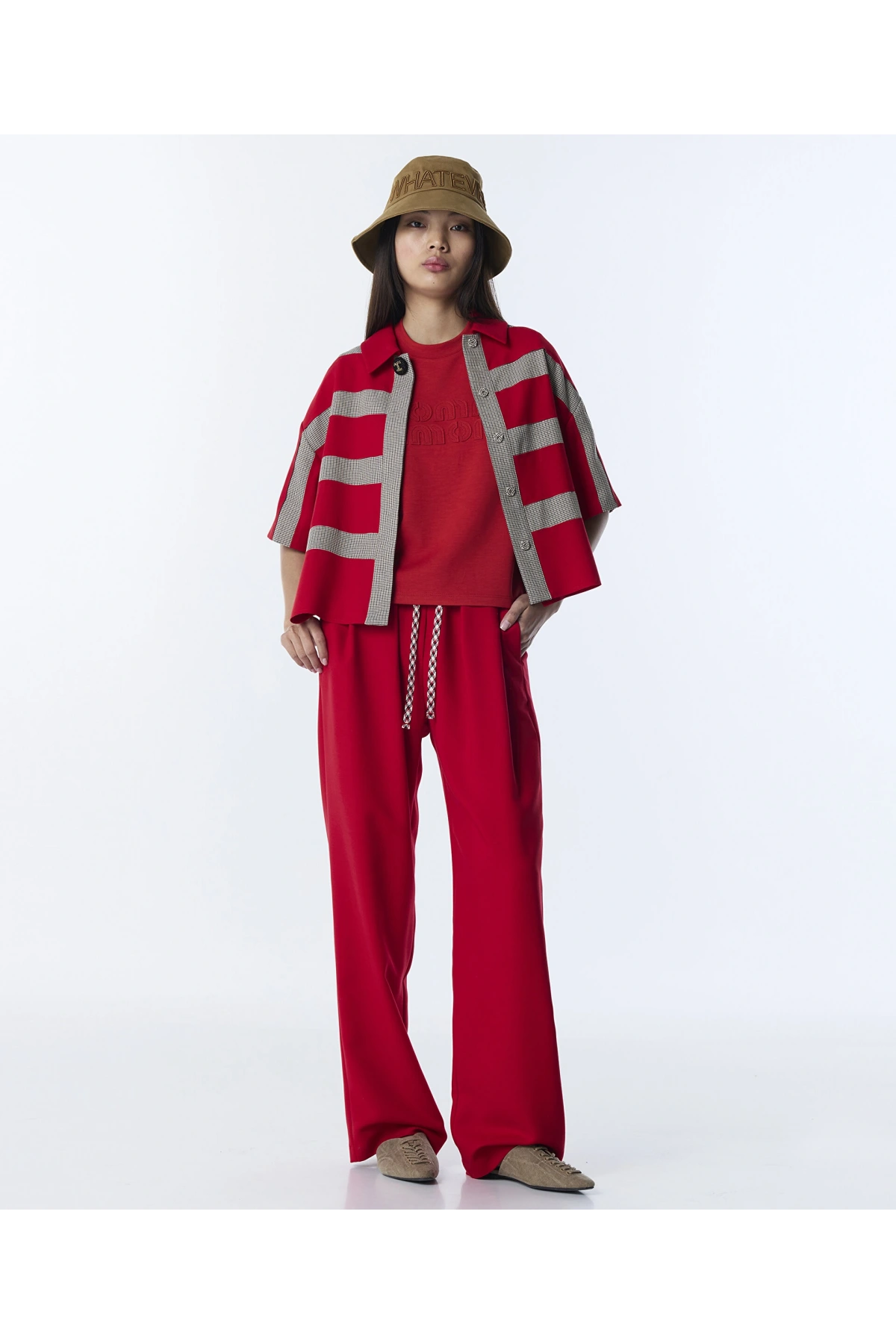 Twist Kazayağı Desen Mix Ceket TS1260005074