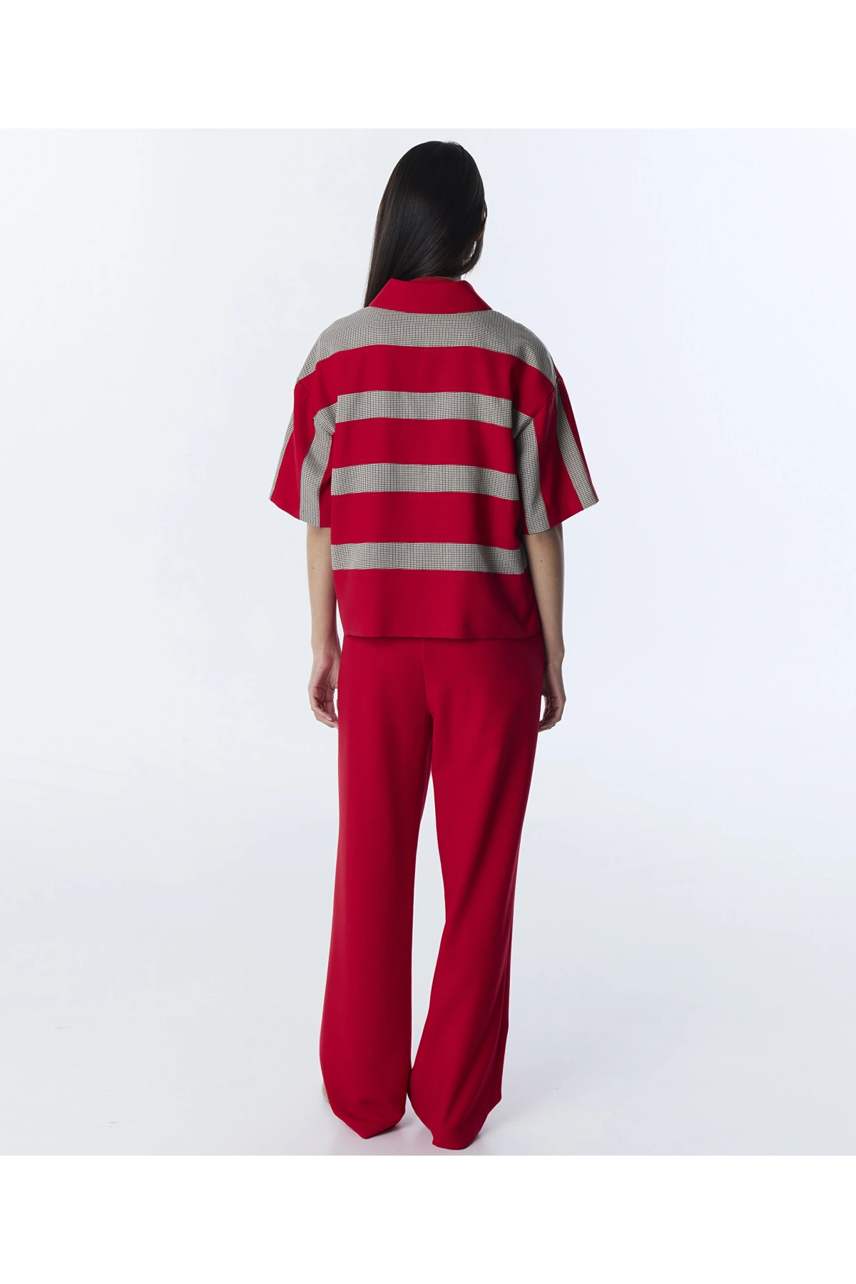 Twist Kazayağı Desen Mix Ceket TS1260005074