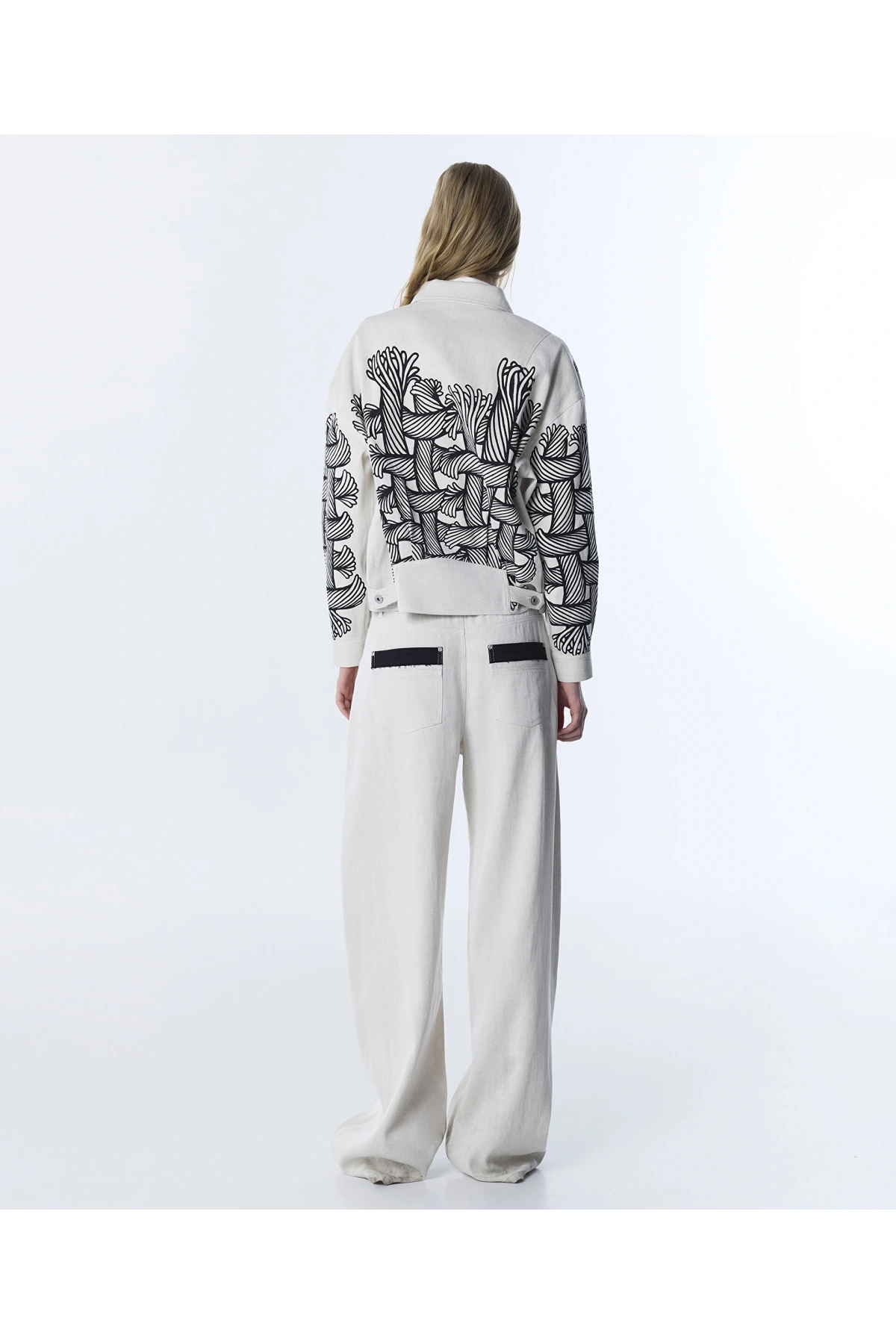 Twist Halat Desen Gömlek Ceket TS1260005068