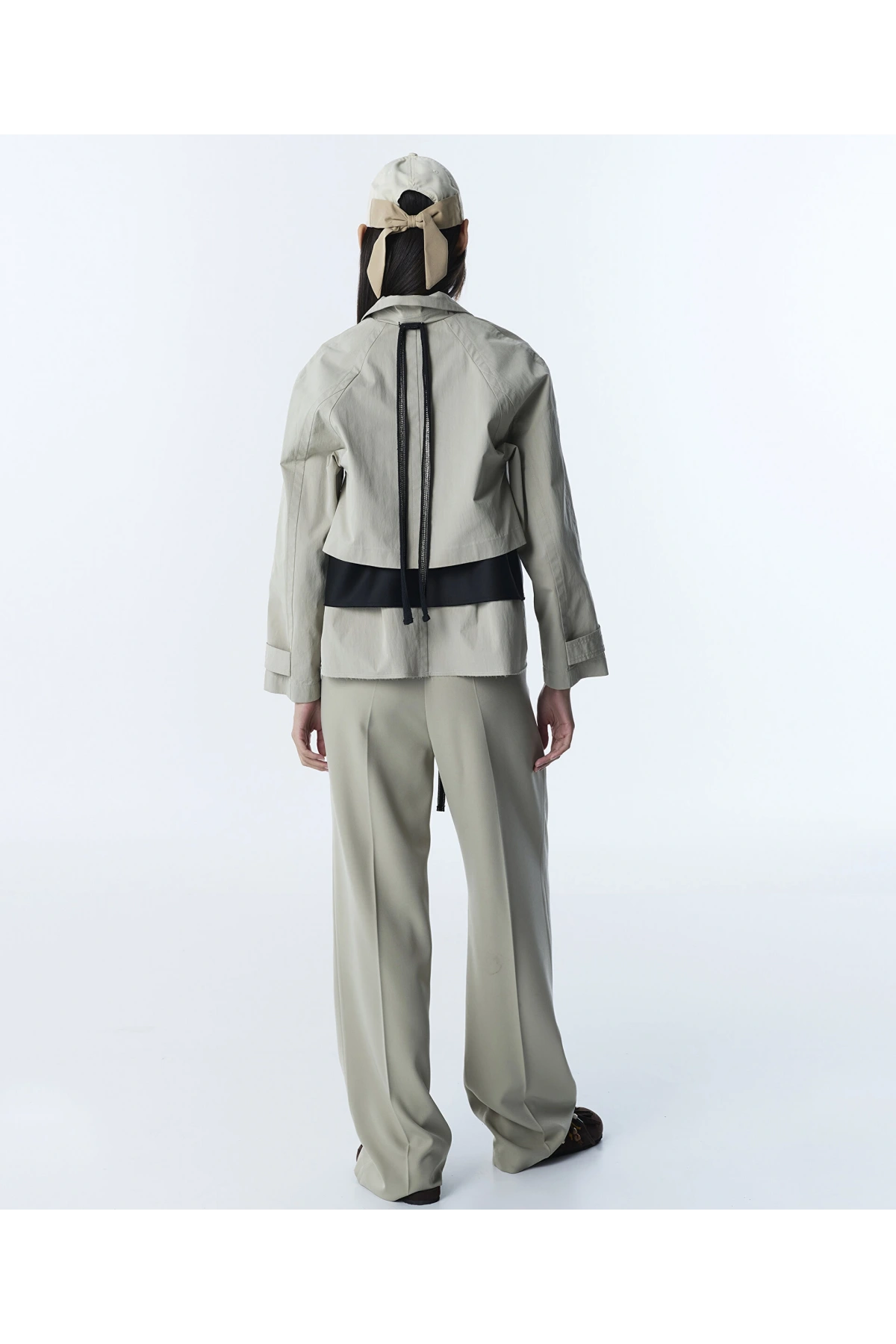 Twist Colorblock Kısa Trençkot TS1260011012