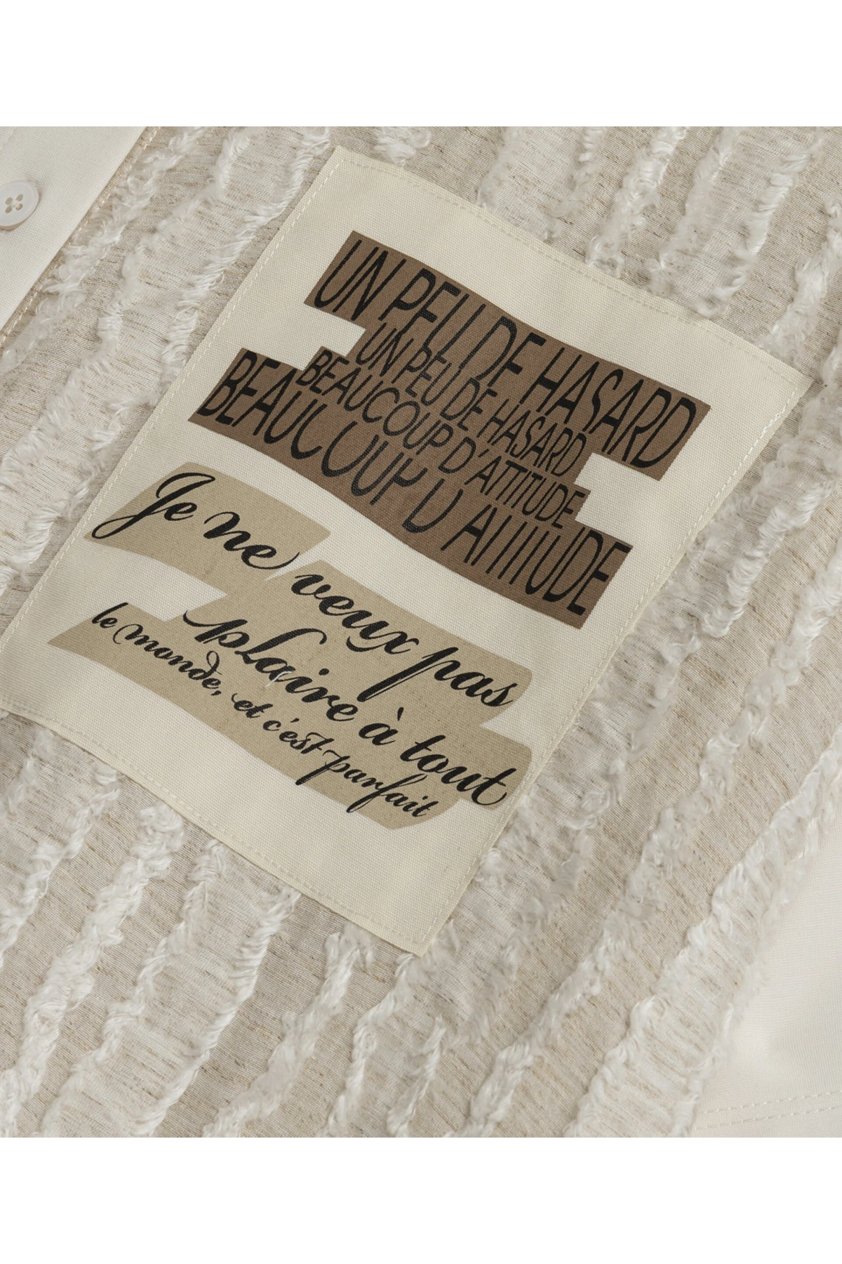 Twist Kumaş Mix Oversize Gömlek TS1260025134