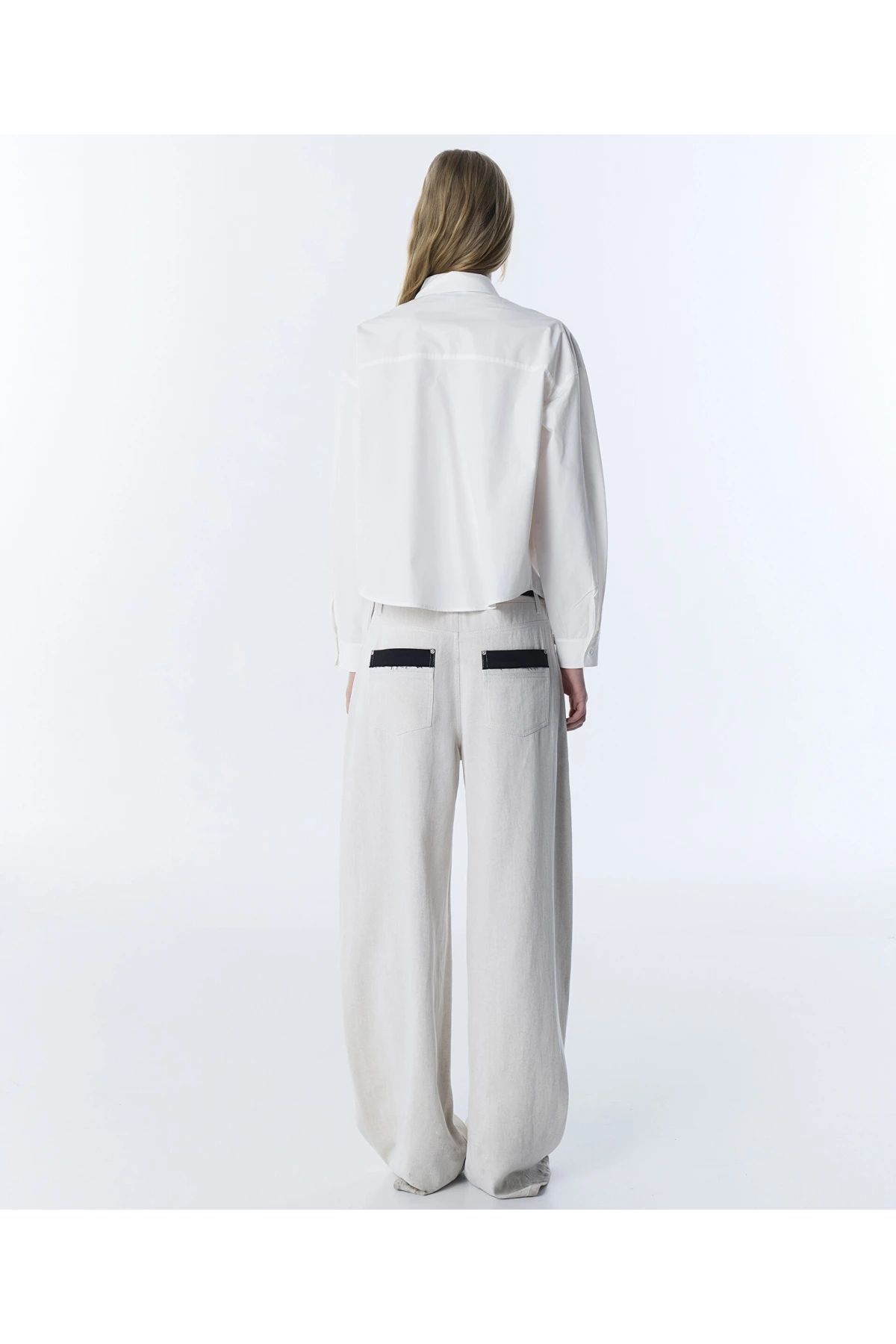 Twist Kontrast Şeritli Gömlek TS1260025111