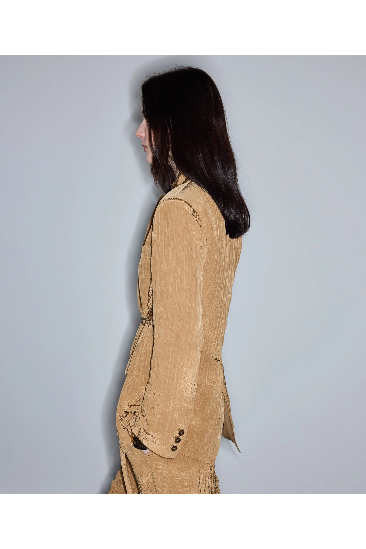 İpekyol Kırışık Efektli Vatkalı Blazer Ceket IS1260106023