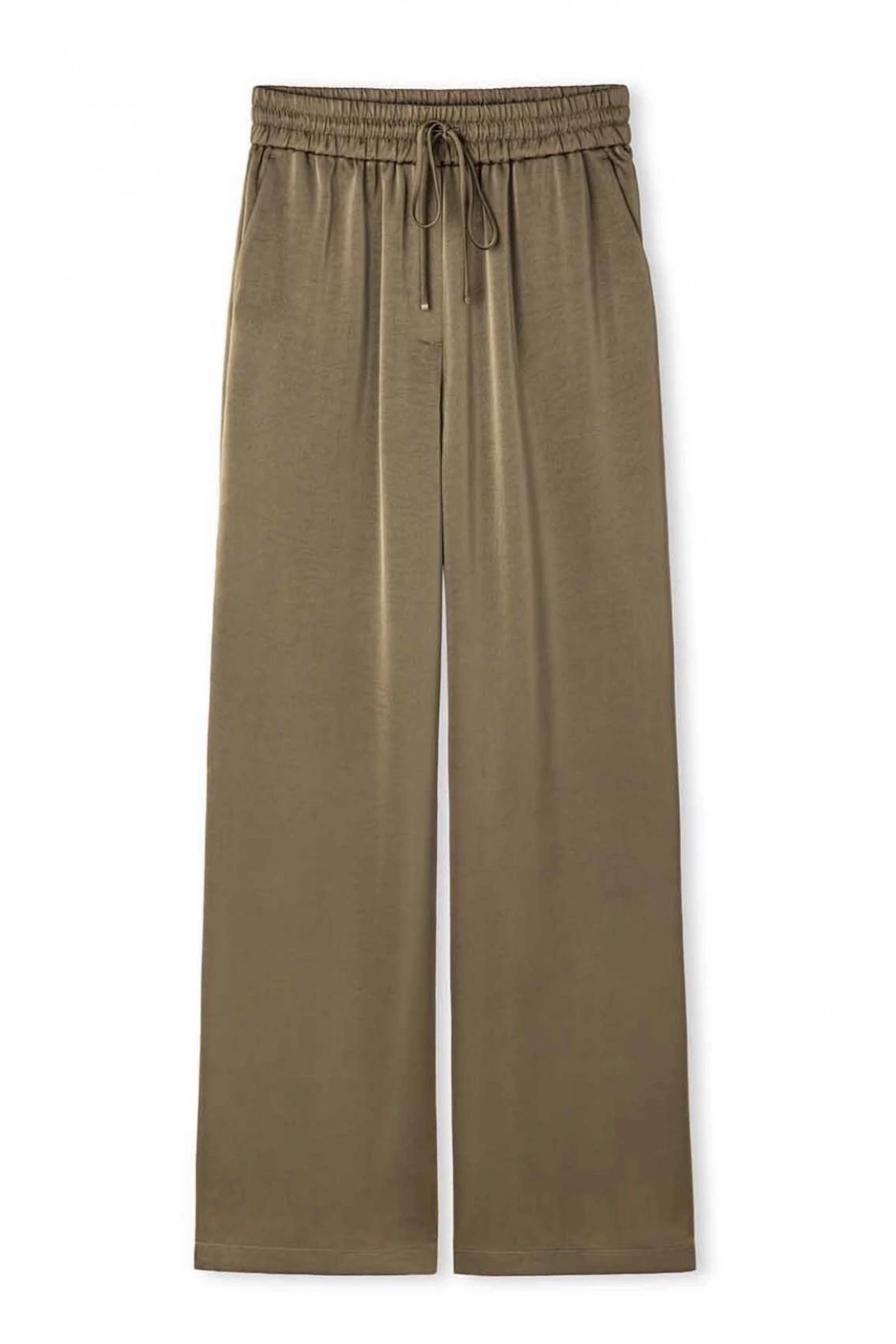 İpekyol Wide Leg Fit Saten Pantolon IS1260003147