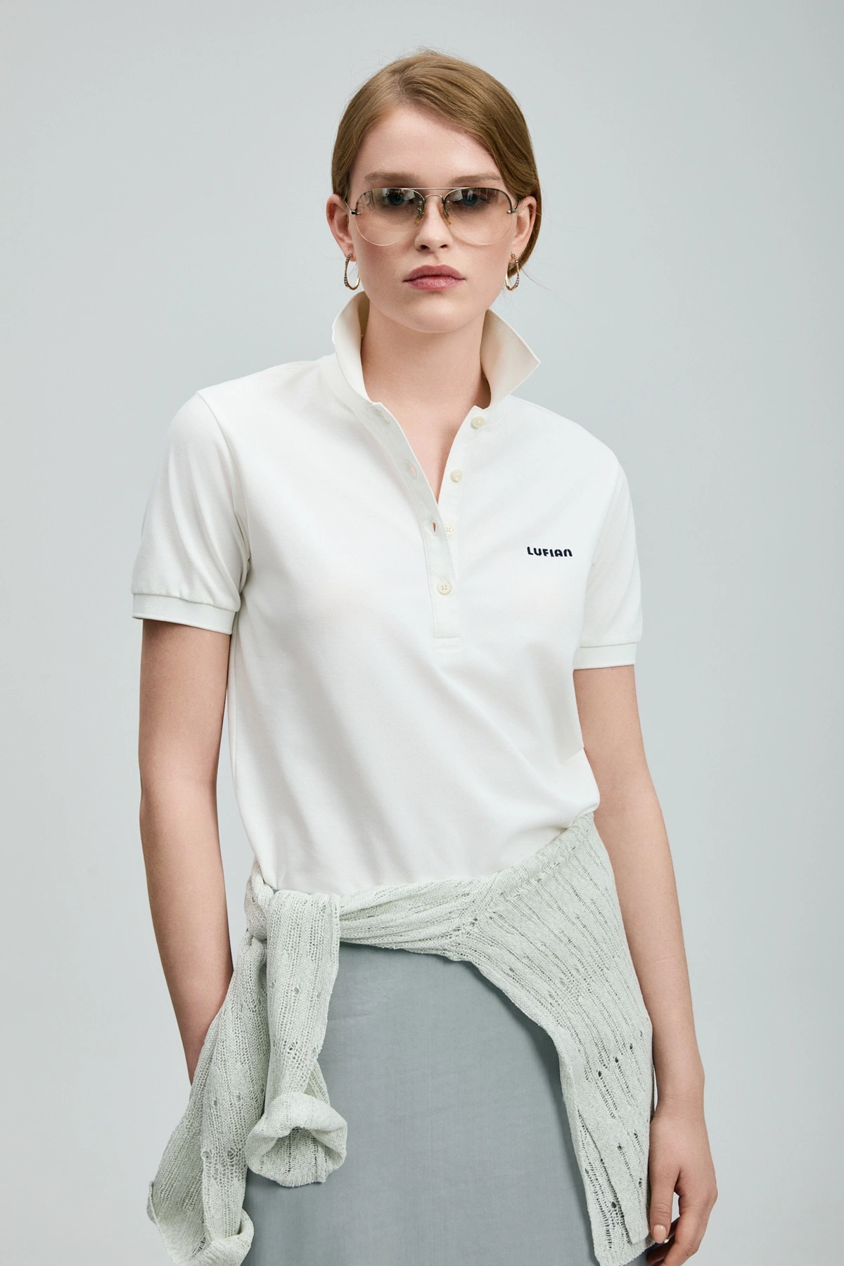 Lufian Anka Kadın Polo T-Shirt 121040002