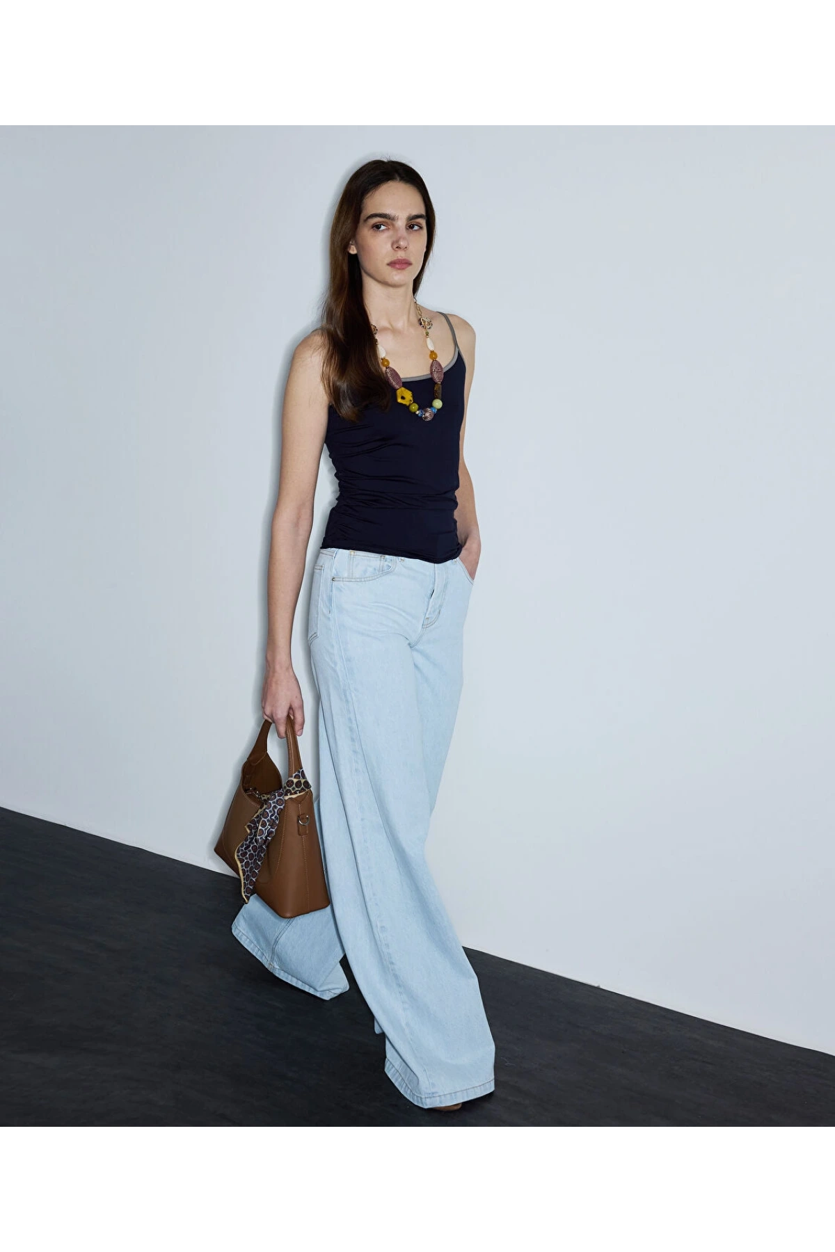 İpekyol Denim Bol Paça Jean Pantolon IS1260018041