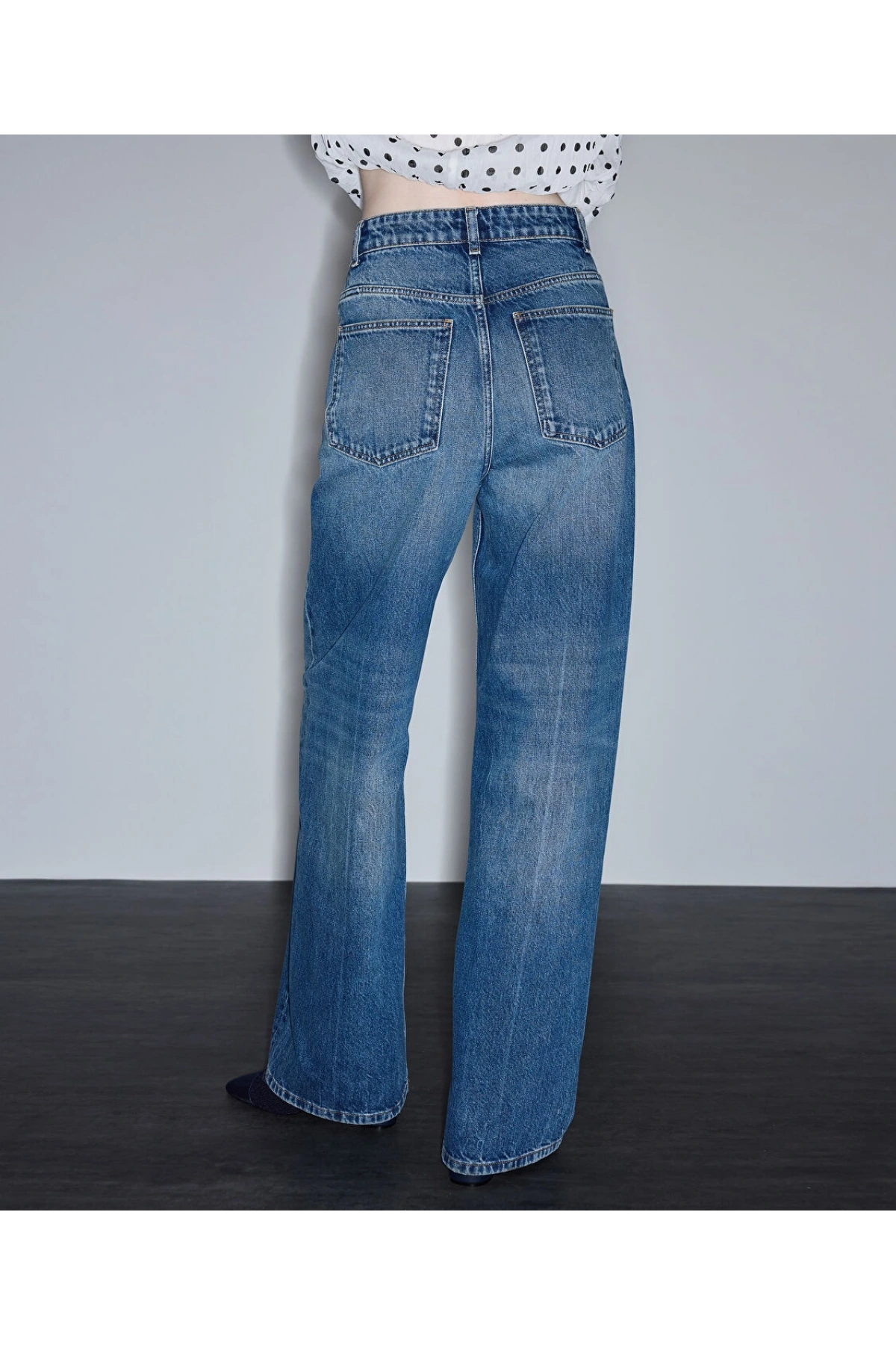 İpekyol Wide Leg Jean Pantolon IS1260018014