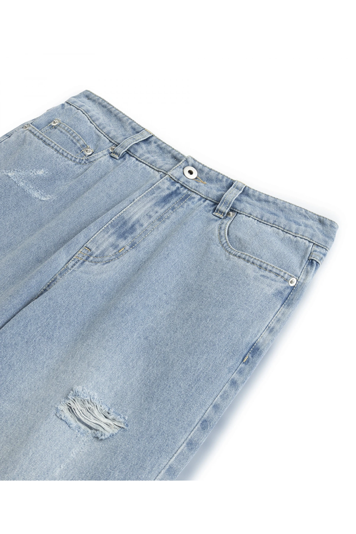 Twist Slogan ve Hotfix Baskılı Jean Pantolon TS1260018008