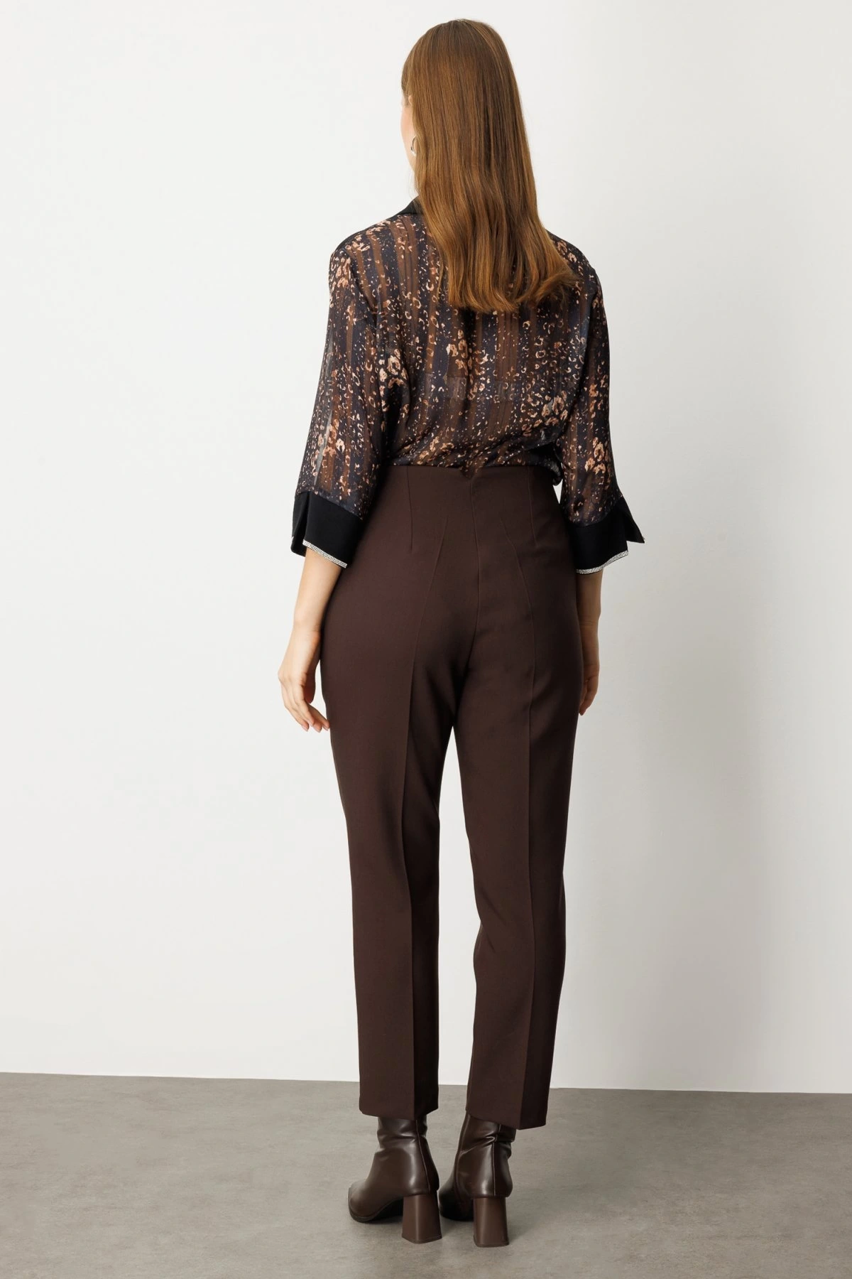 Ekol Beli Lastikli Boru Paça Pantolon 01111