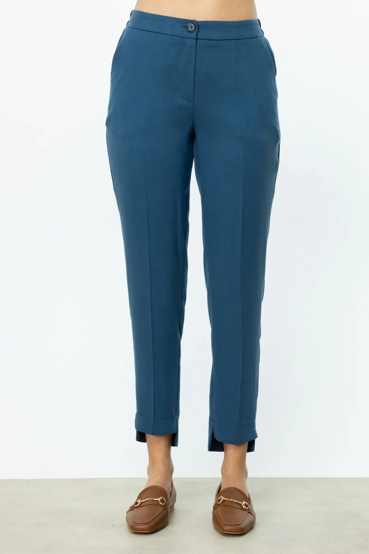 Ekol Beli Lastikli Boru Paça Pantolon 03324