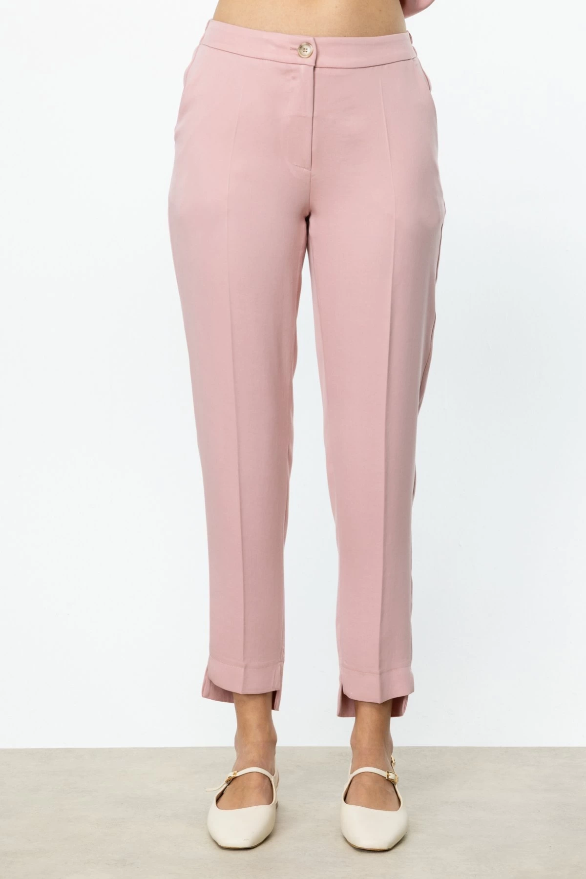 Ekol Beli Lastikli Boru Paça Pantolon 03324