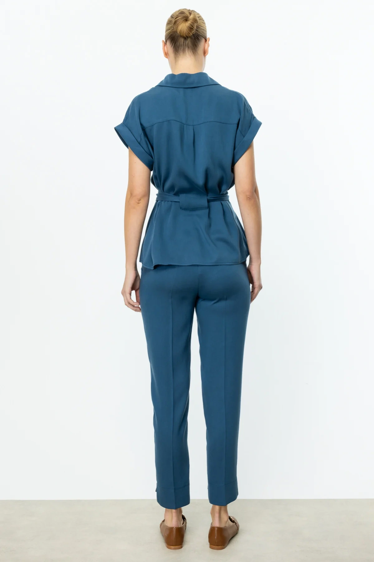 Ekol Beli Lastikli Boru Paça Pantolon 03324