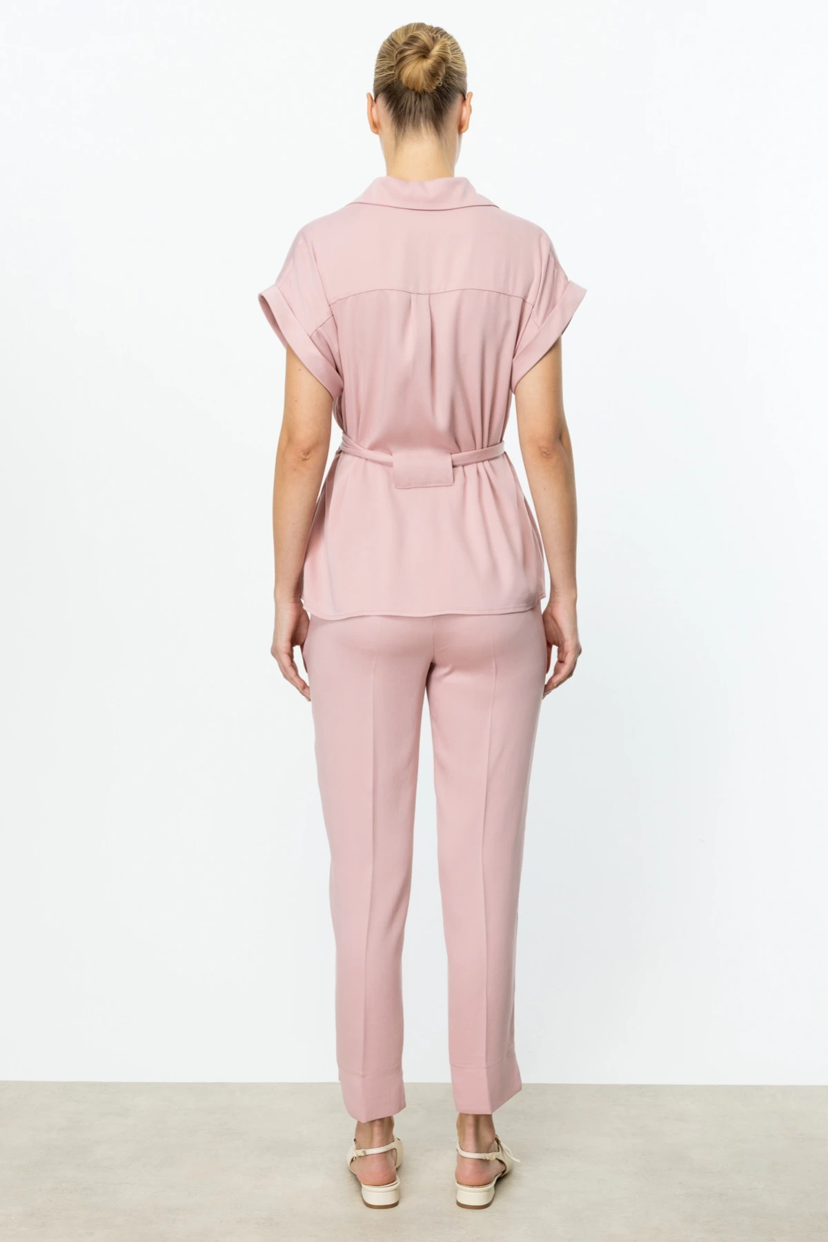 Ekol Beli Lastikli Boru Paça Pantolon 03324