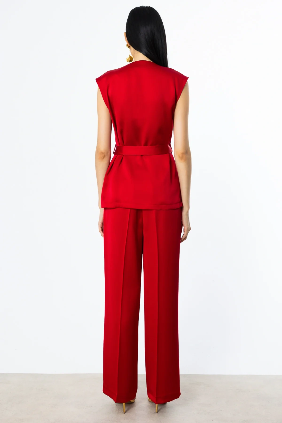 Ekol Beli Lastikli Kumaş Pantolon 04160