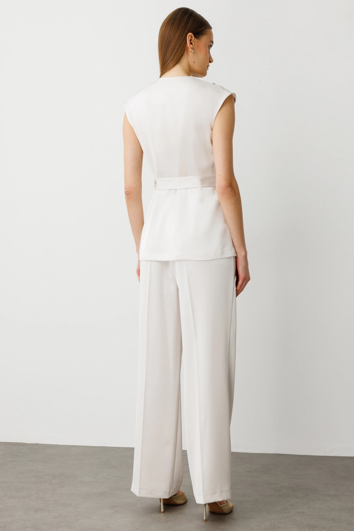 Ekol Beli Lastikli Kumaş Pantolon 04160