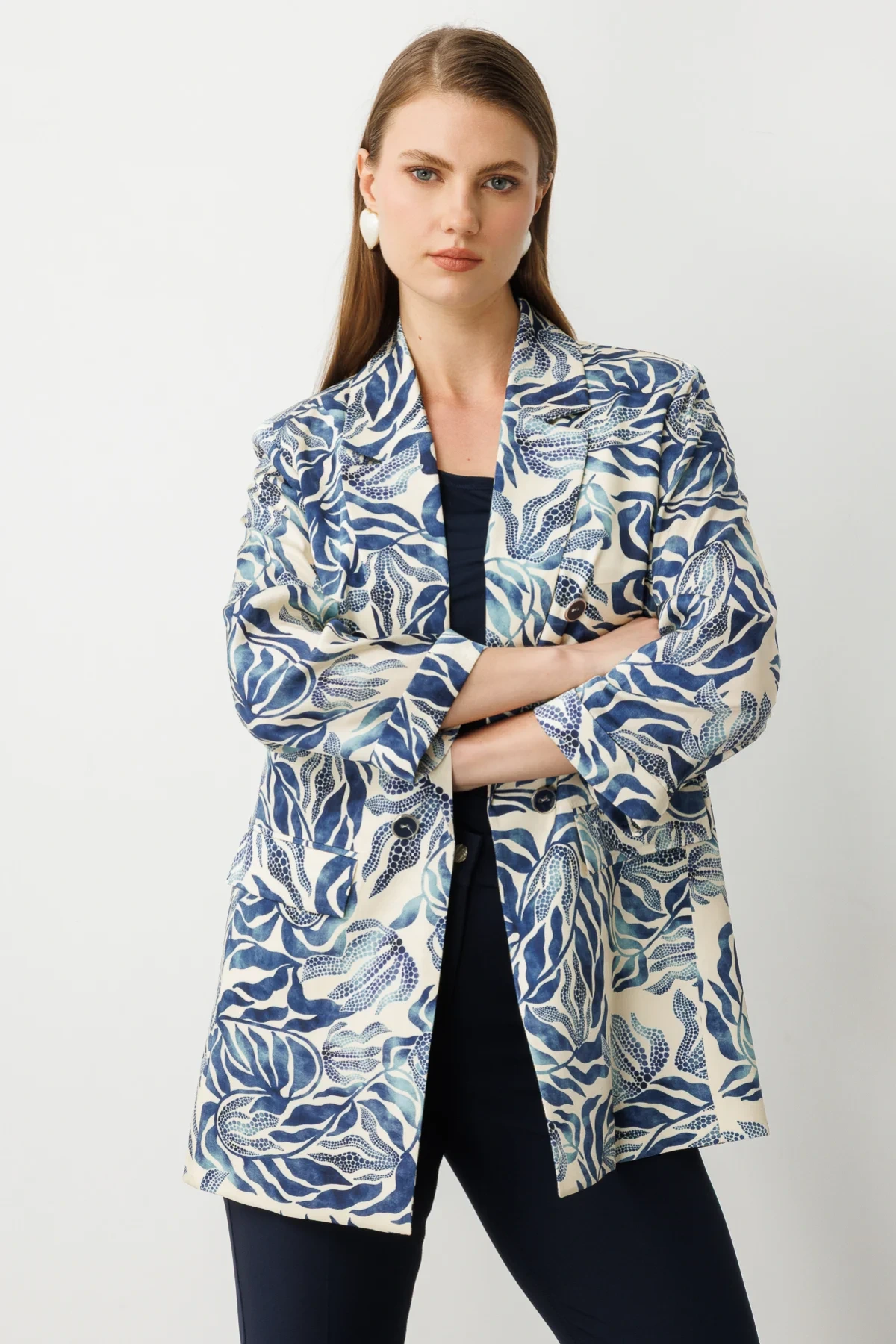 Ekol Desenli Ceket 04566