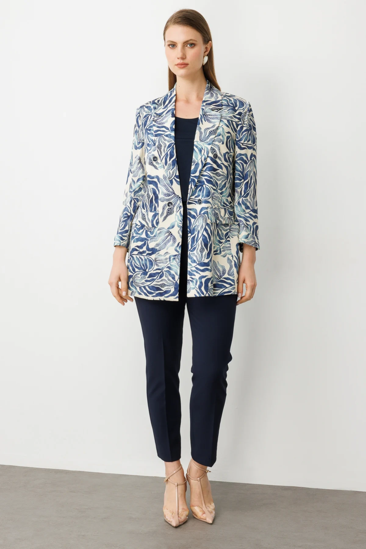 Ekol Desenli Ceket 04566