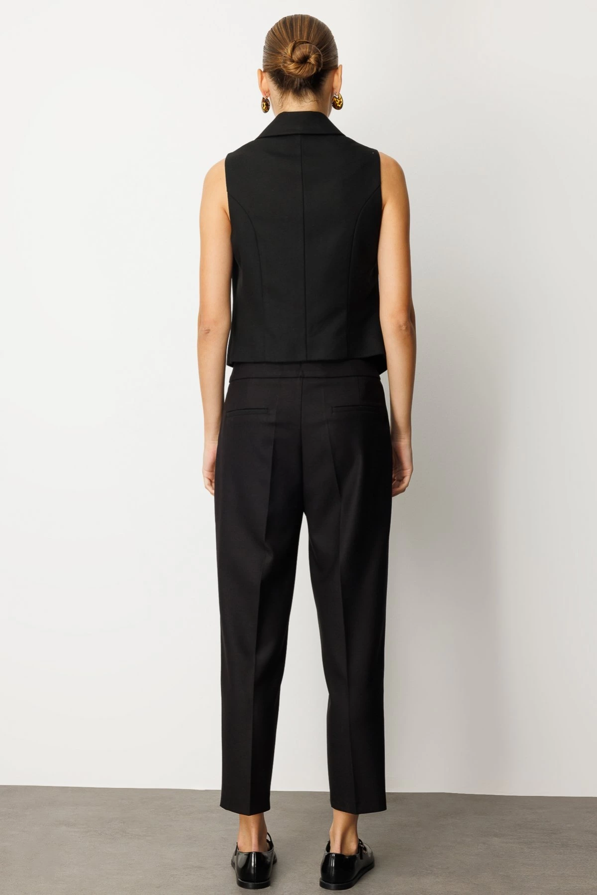 Ekol Desenli Kumaş Pantolon 05055