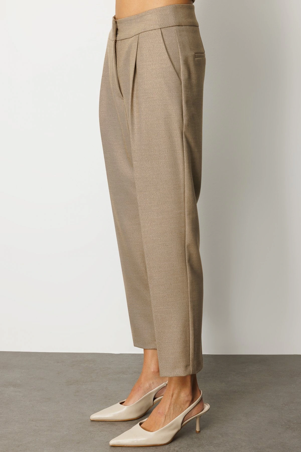 Ekol Desenli Kumaş Pantolon 05055