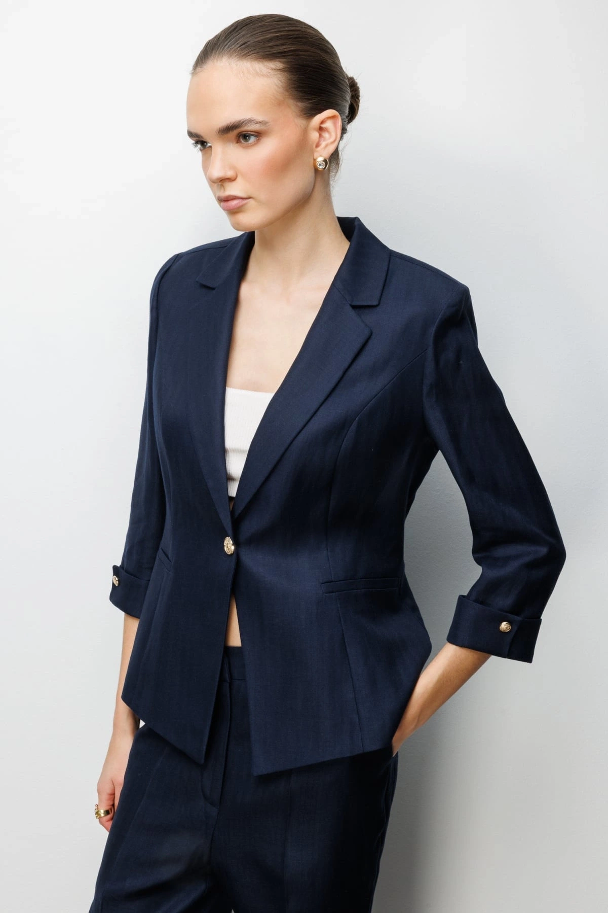 Ekol Fleto Cepli Duble Kol Ceket 01024